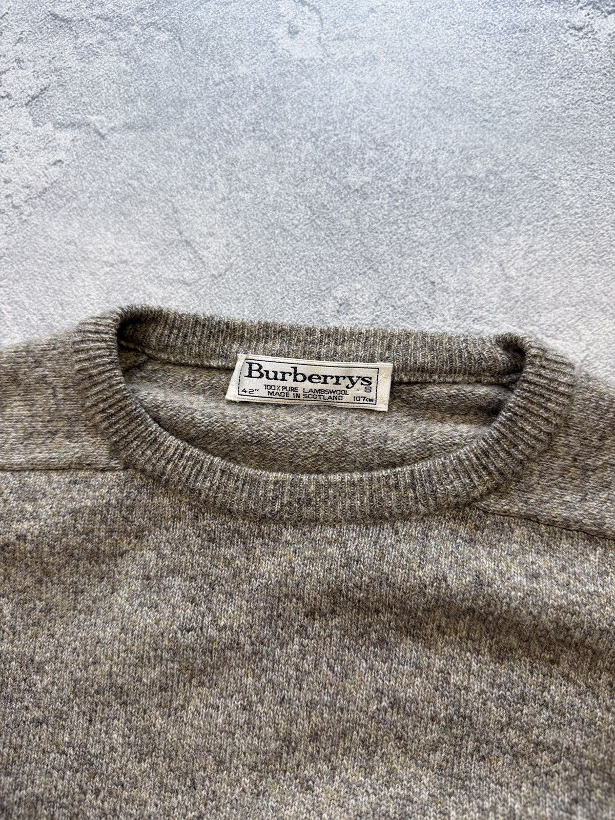 Burberry Vintage Knit Burberrys Sweater 90s Very Rare Size US M / EU 48-50 / 2 - 6 Thumbnail