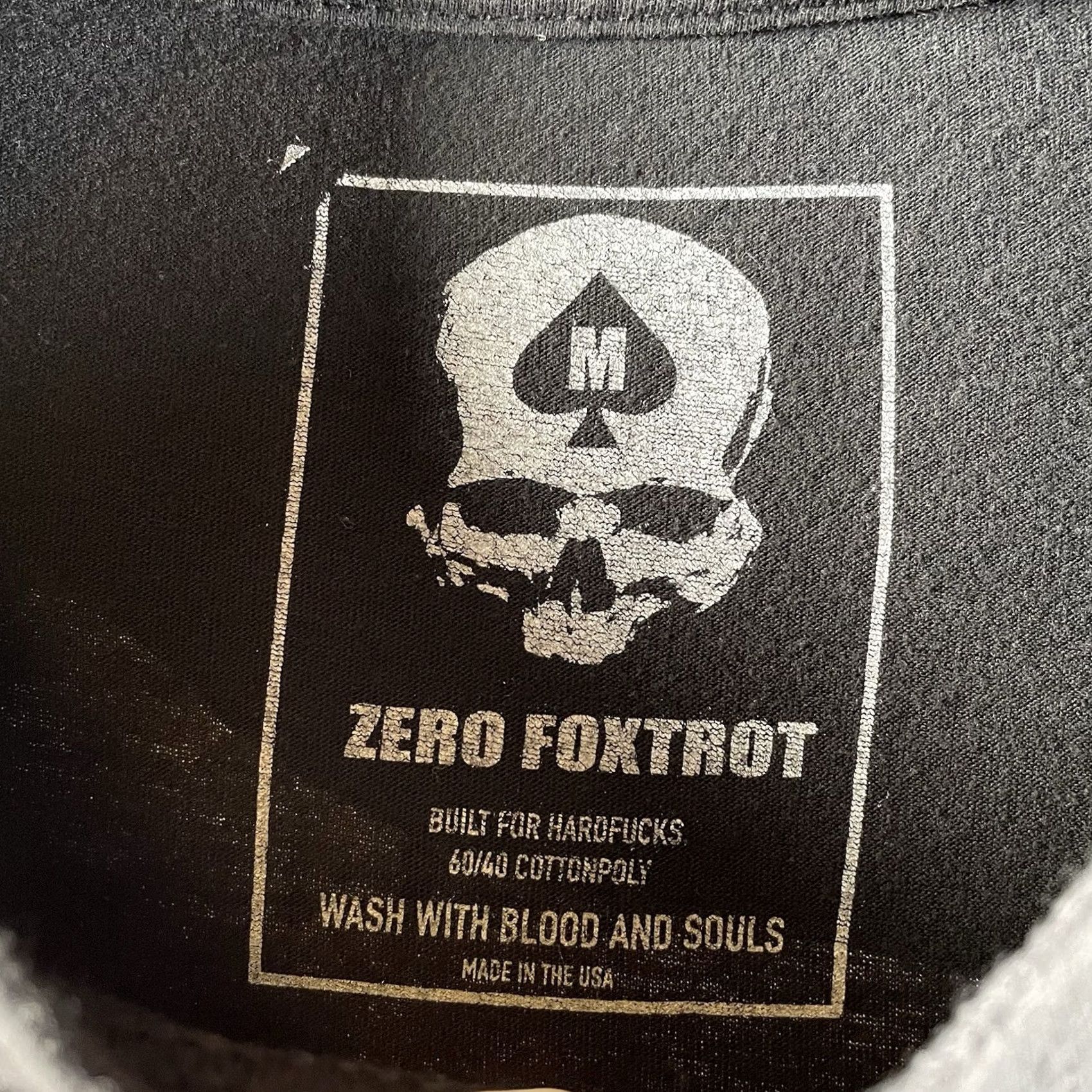 Vintage Zero Foxtrot Ghost Ghostbusters Graphic Shirt Medium Black Patriot 1944 Mens Size US M / EU 48-50 / 2 - 7 Thumbnail