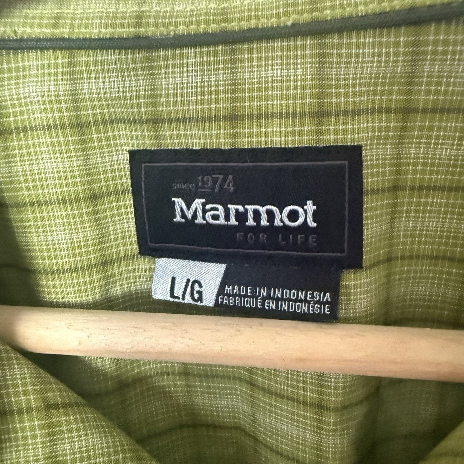 Marmot Marmot Shirt Eldridge Classic Green Plaid Outdoors Gorp Size US L / EU 52-54 / 3 - 4 Thumbnail