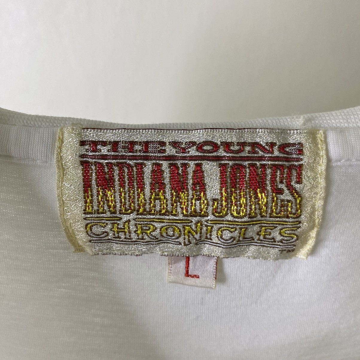 Vintage 1992 The Young Indiana Jones Chronicle Movie Promo T Shirt Size US XL / EU 56 / 4 - 5 Thumbnail