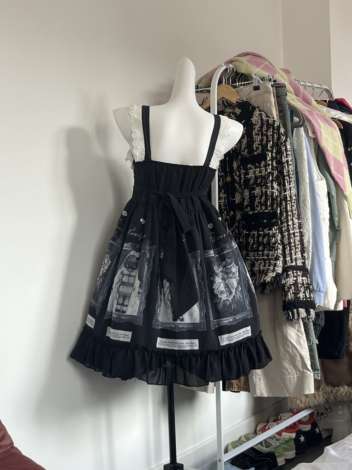 Other alternative dress Gothic dress Dollcore Lace-Up Lolita Dress Size M / US 6-8 / IT 42-44 - 2 Thumbnail