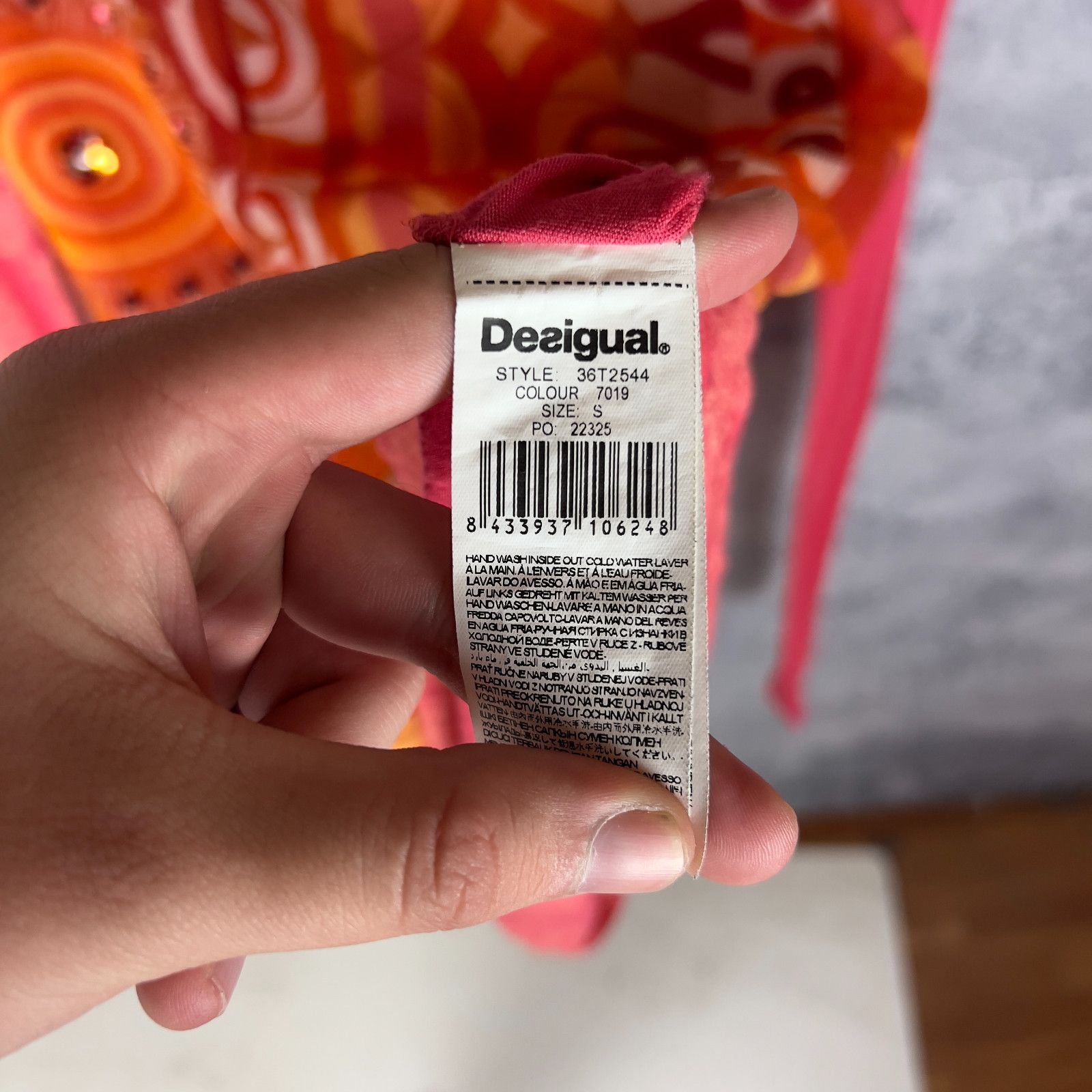 Desigual Desigual Women's Blouse Size S Multicolor Long Sleeve ` Size S / US 4 / IT 40 - 6 Thumbnail