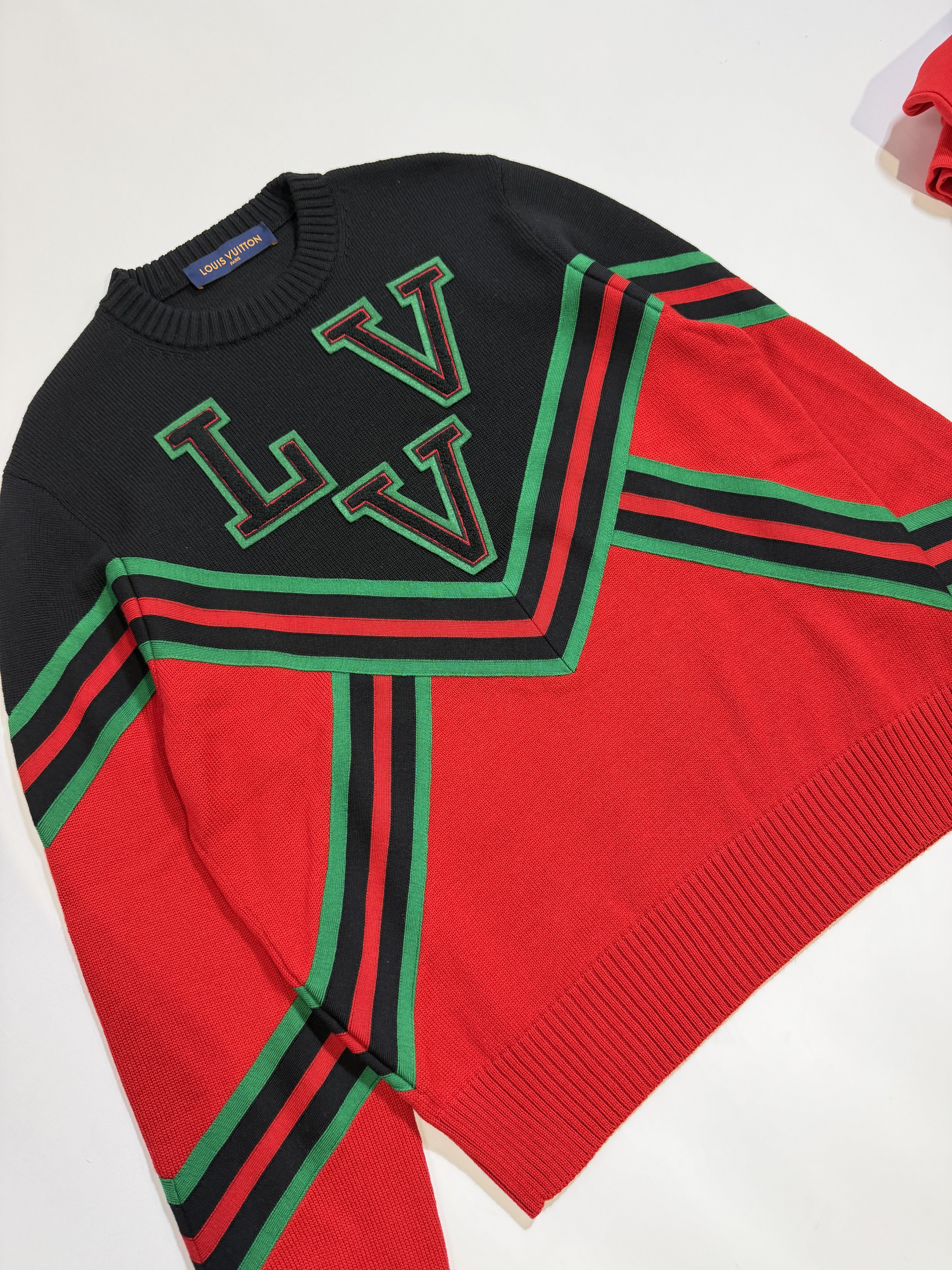 Louis Vuitton Louis Vuitton Virgil Sport Team Crewneck Size US L / EU 52-54 / 3 - 2 Thumbnail