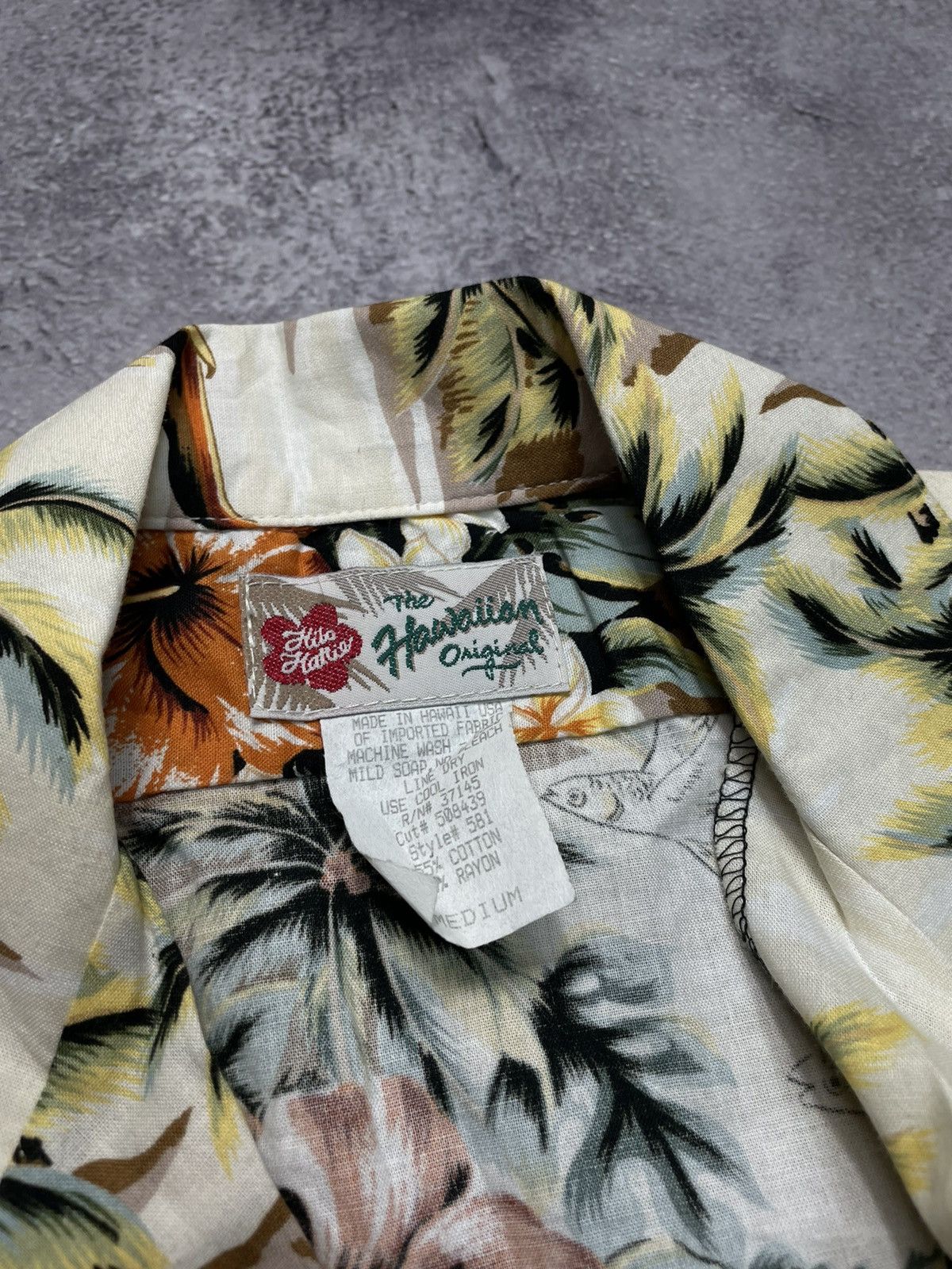 Vintage Archive Vintage Hawaiian Floral Camp Collar M Size US M / EU 48-50 / 2 - 2 Thumbnail