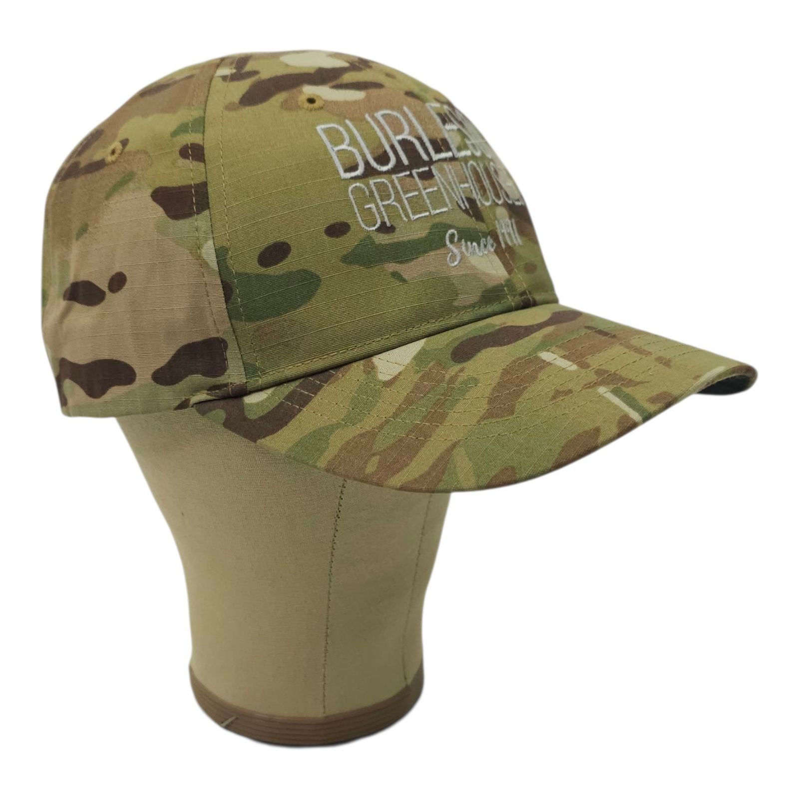 Richardson Burleson Greenhouses Camo Strapback Cap Hat Trucker Baseball Size ONE SIZE - 3 Thumbnail