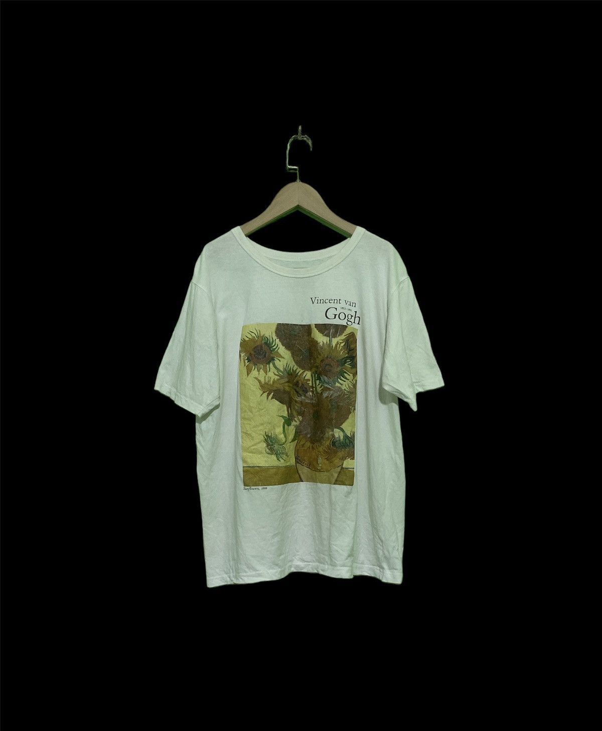 GU × Vintage Vincent Van Gogh the national Gallery lily Brown Shirt Size US M / EU 48-50 / 2 - 1 Thumbnail