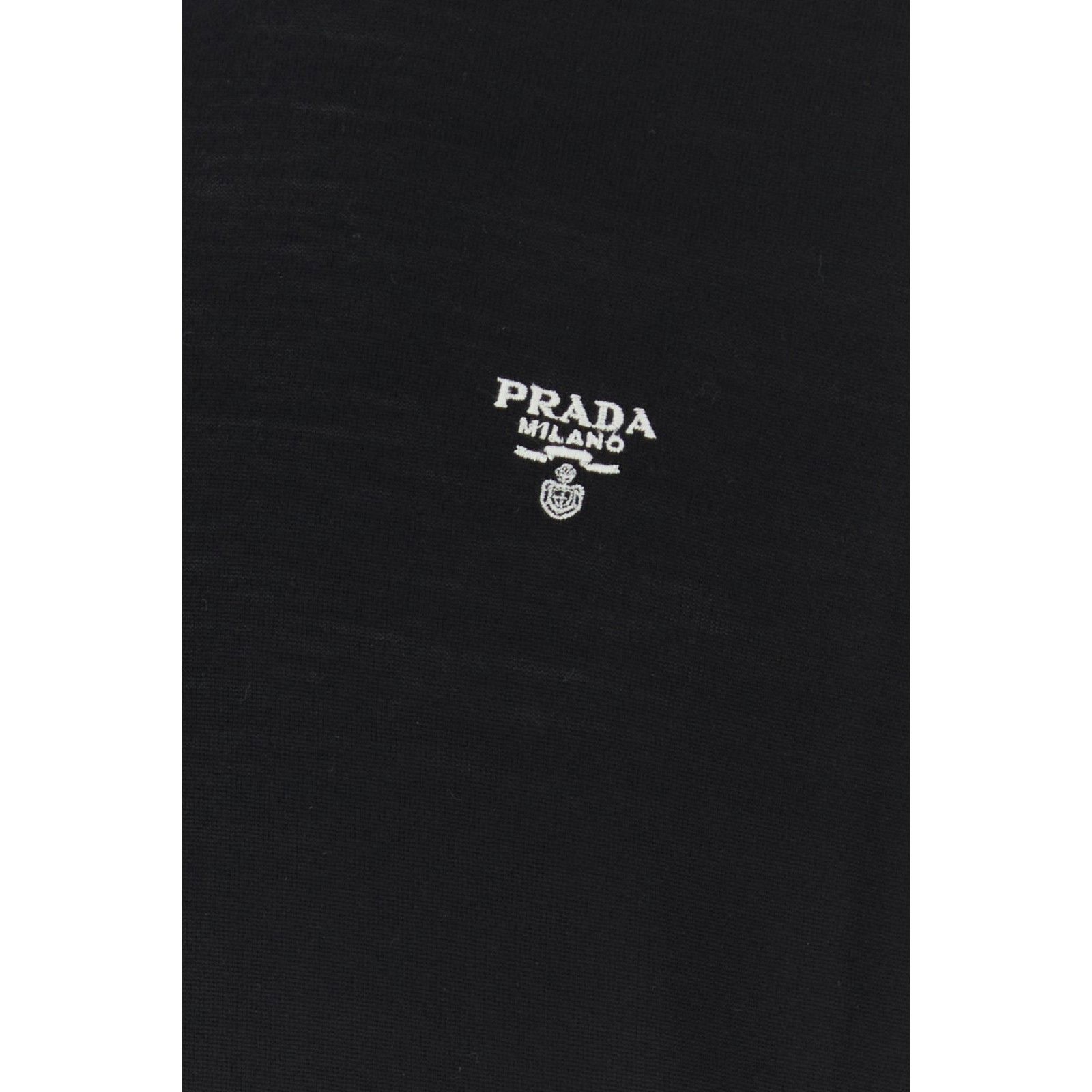 Prada PRADA Black Wool Polo Shirt New & Authentic (Men's size:S;) Size US S / EU 44-46 / 1 - 3 Thumbnail