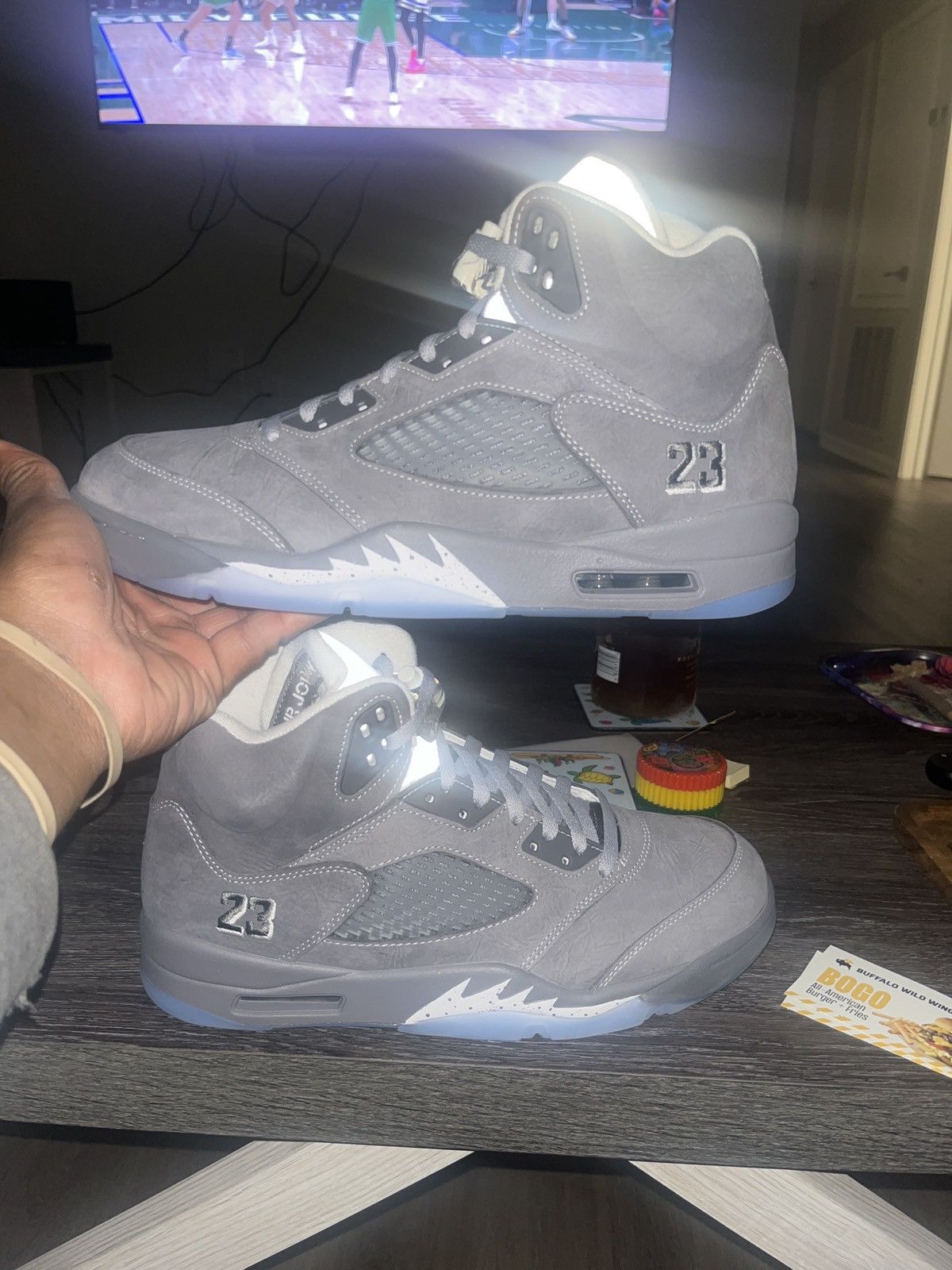 Jordan Brand Air Jordan Retro 5 “Wolf Grey” Size US 10.5 / EU 43-44 - 1 Thumbnail
