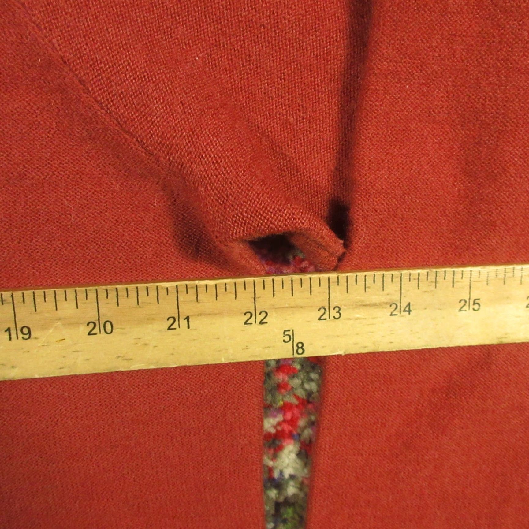 Eddie Bauer Eddie Bauer Merino Wool Sweater Womens Large Clay Red Crew Neck Pullover Size L / US 10 / IT 46 - 6 Thumbnail