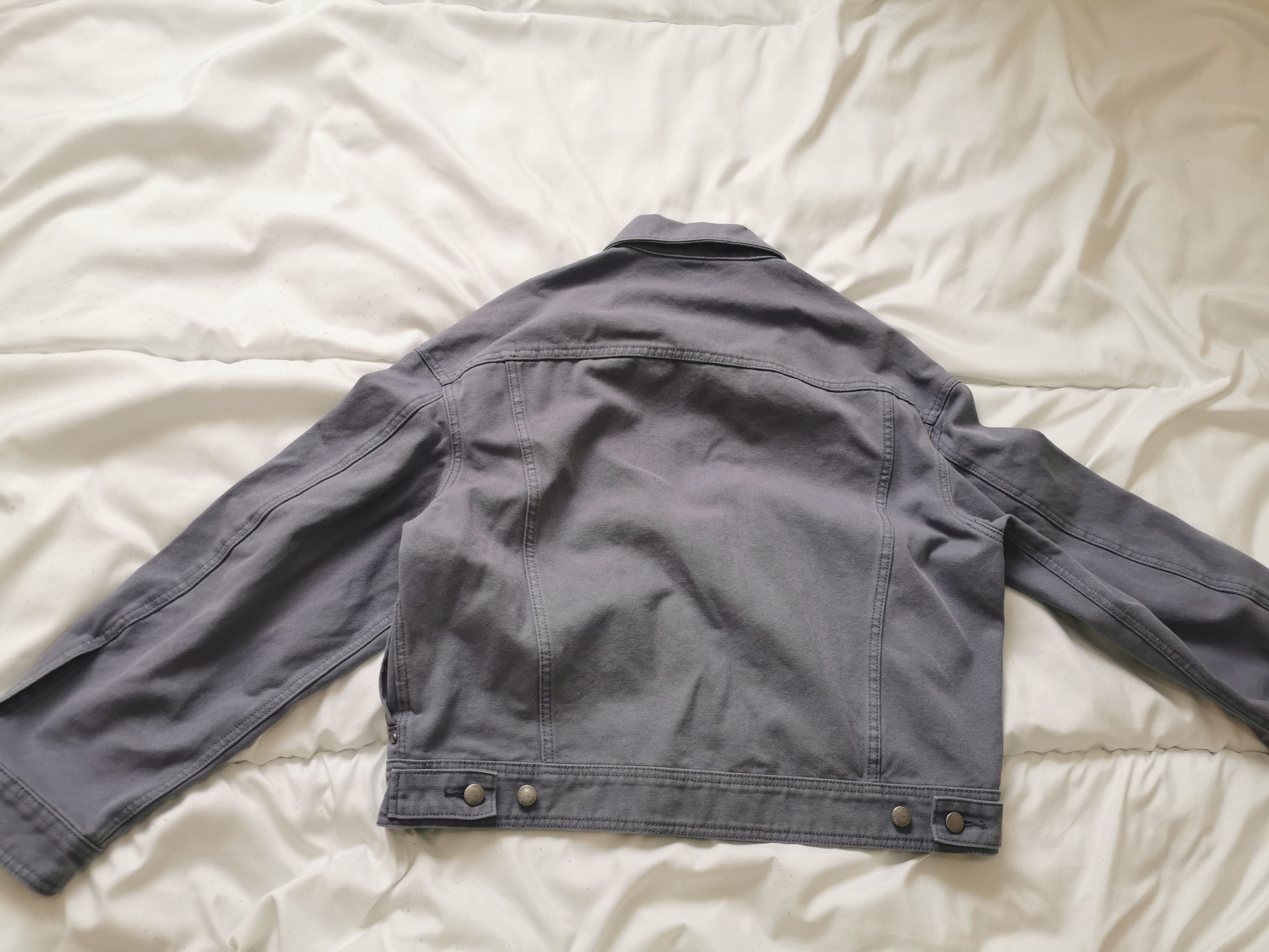 Zara Zara boxi fit blue Washed jacket and brsnd ne Size US S / EU 44-46 / 1 - 11 Thumbnail