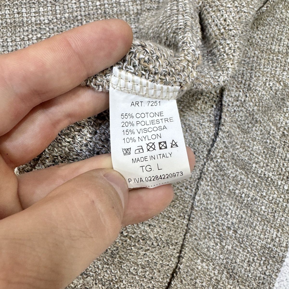Other Cotton Blend Blazer Italy M-L size Size 40R - 13 Thumbnail