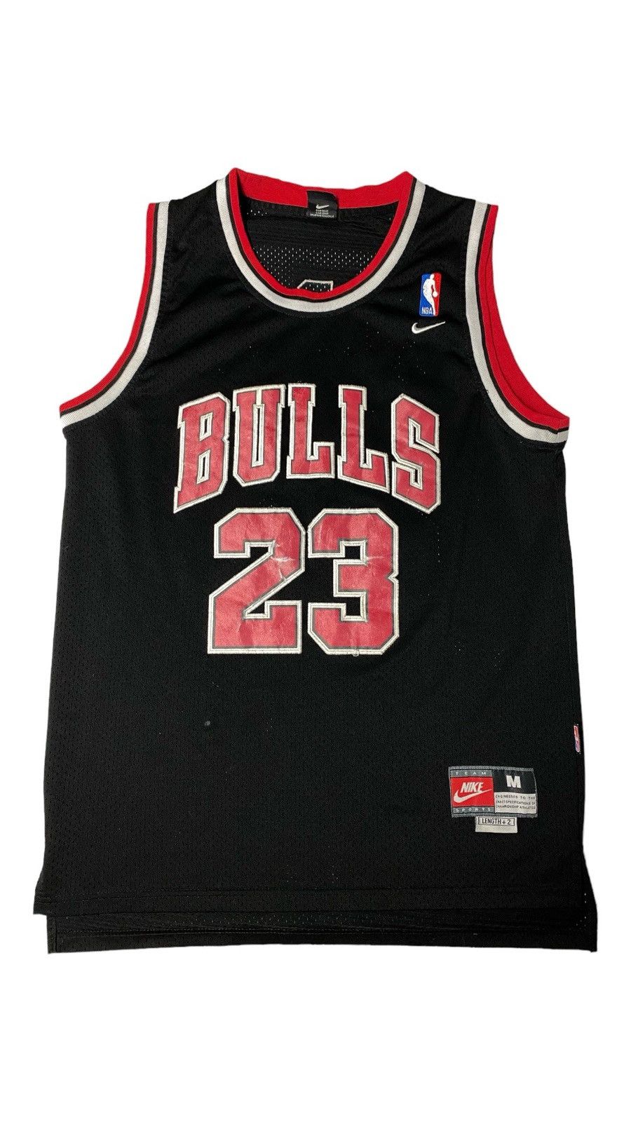Jordan Brand × Nike × Vintage Nike Jordan 23 Vintage NBA Chicago Bulls Basketball Jersey Size US L / EU 52-54 / 3 - 2 Thumbnail