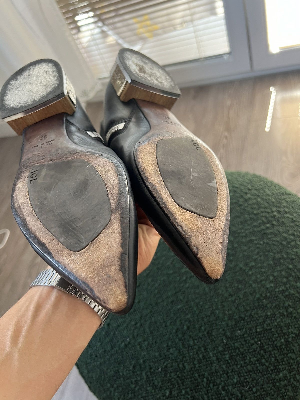 AGL × Designer ‼️Designer AGL Vero Cuoio Made in Italy NWT Pointed Toe Boots Size US 7 / IT 37 - 15 Thumbnail