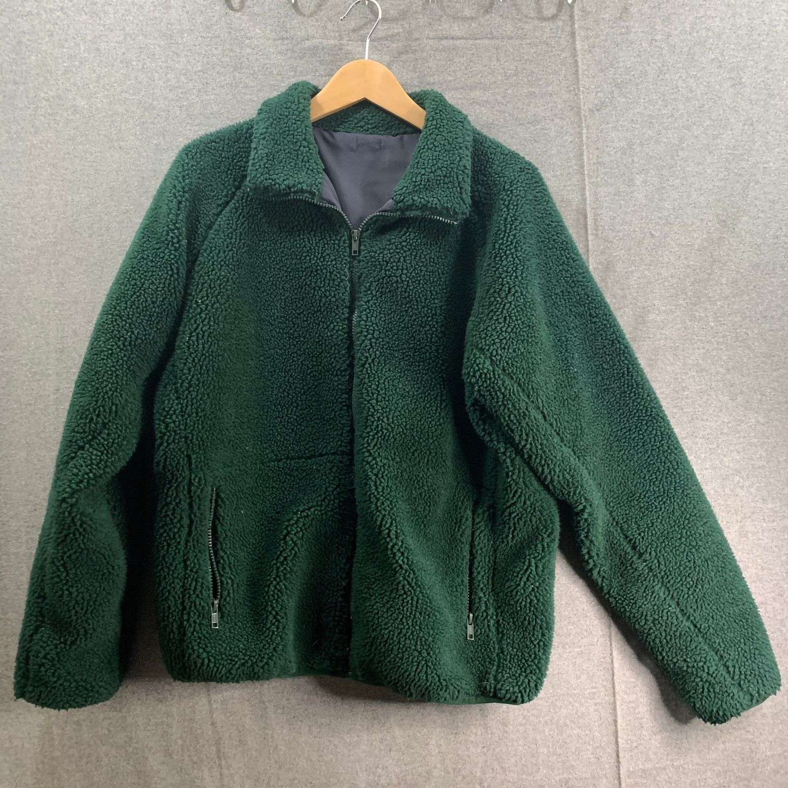 Other J.Galt Teddy Jacket Womens Medium Green Full Zip Size M / US 6-8 / IT 42-44 - 1 Thumbnail