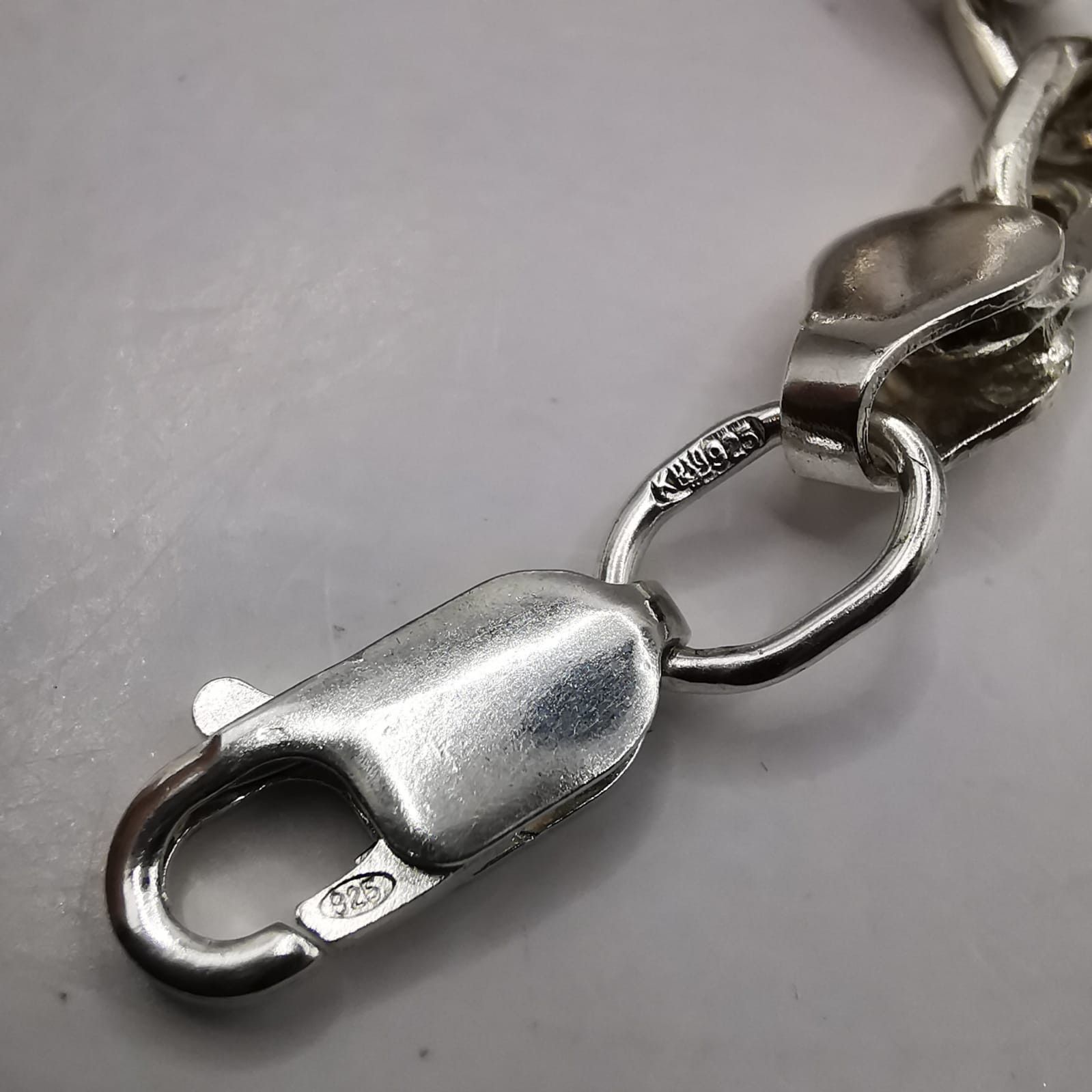 Sterling Silver Vintage Beautiful Jewelry Chain,925 Sterling Silver 46,64g Size ONE SIZE - 4 Thumbnail