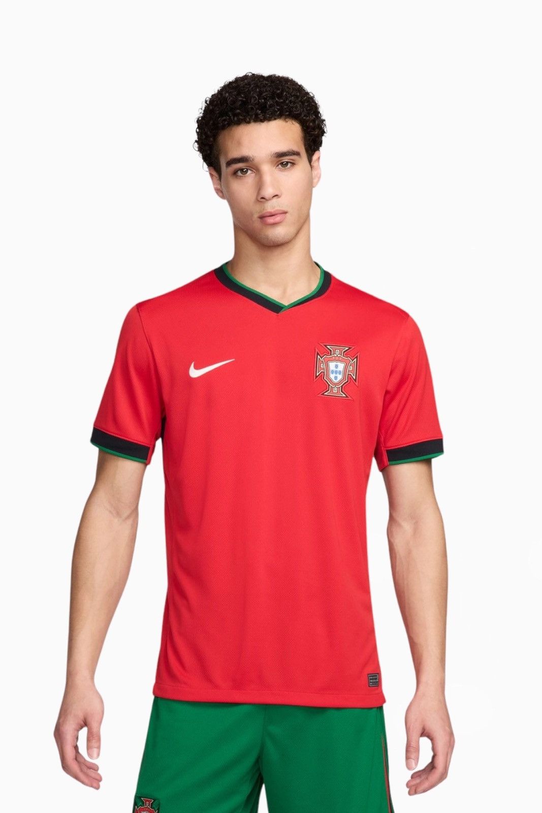 Nike 🇵🇹 Vintage 2024 Nike Portugal Soccer Home Jersey T-Shirt Y2K Size US S / EU 44-46 / 1 - 2 Thumbnail