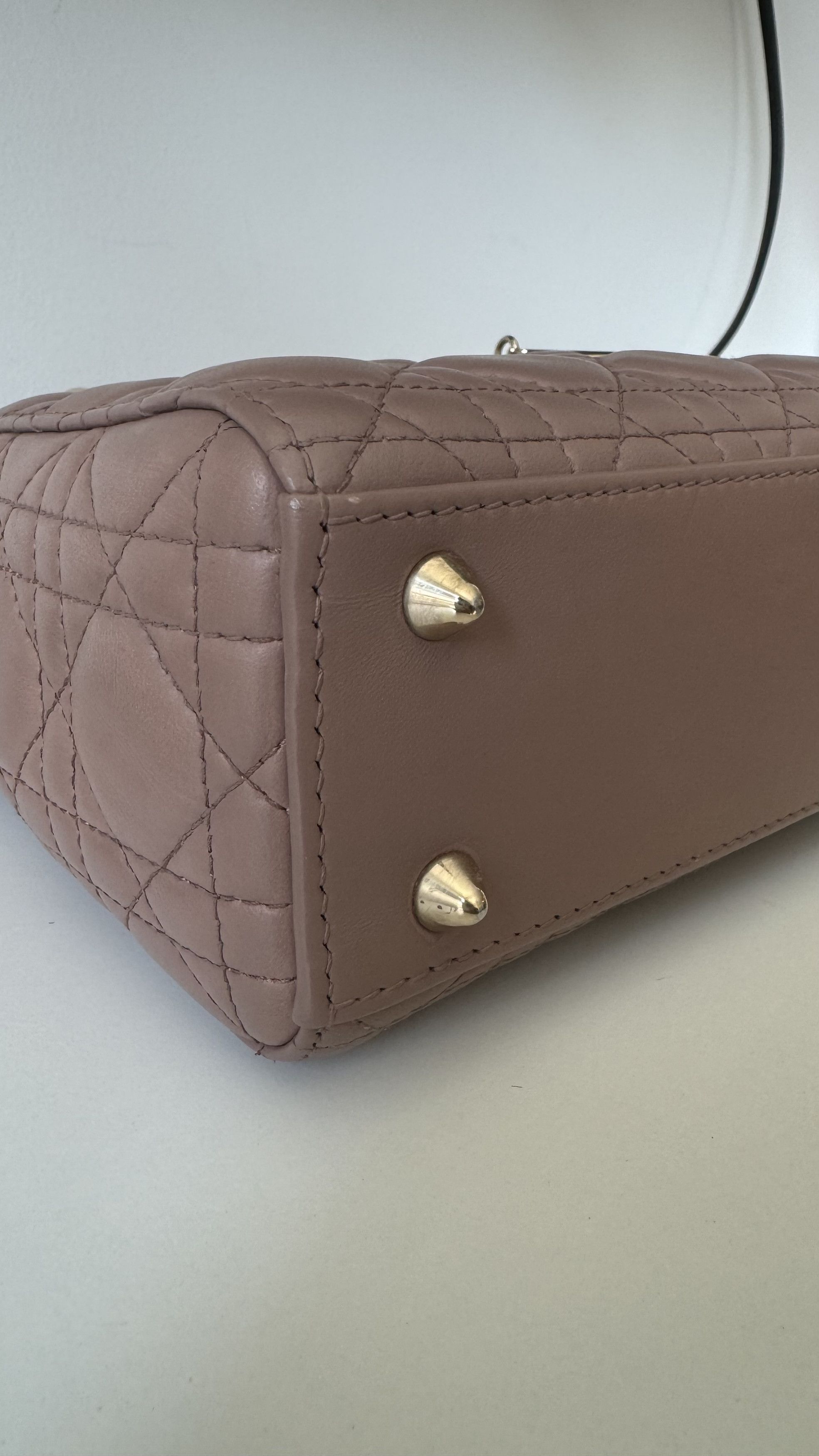 Dior DIOR Small Lady Dior My ABCDior Bag - Cannage Lambskin Size ONE SIZE - 9 Thumbnail