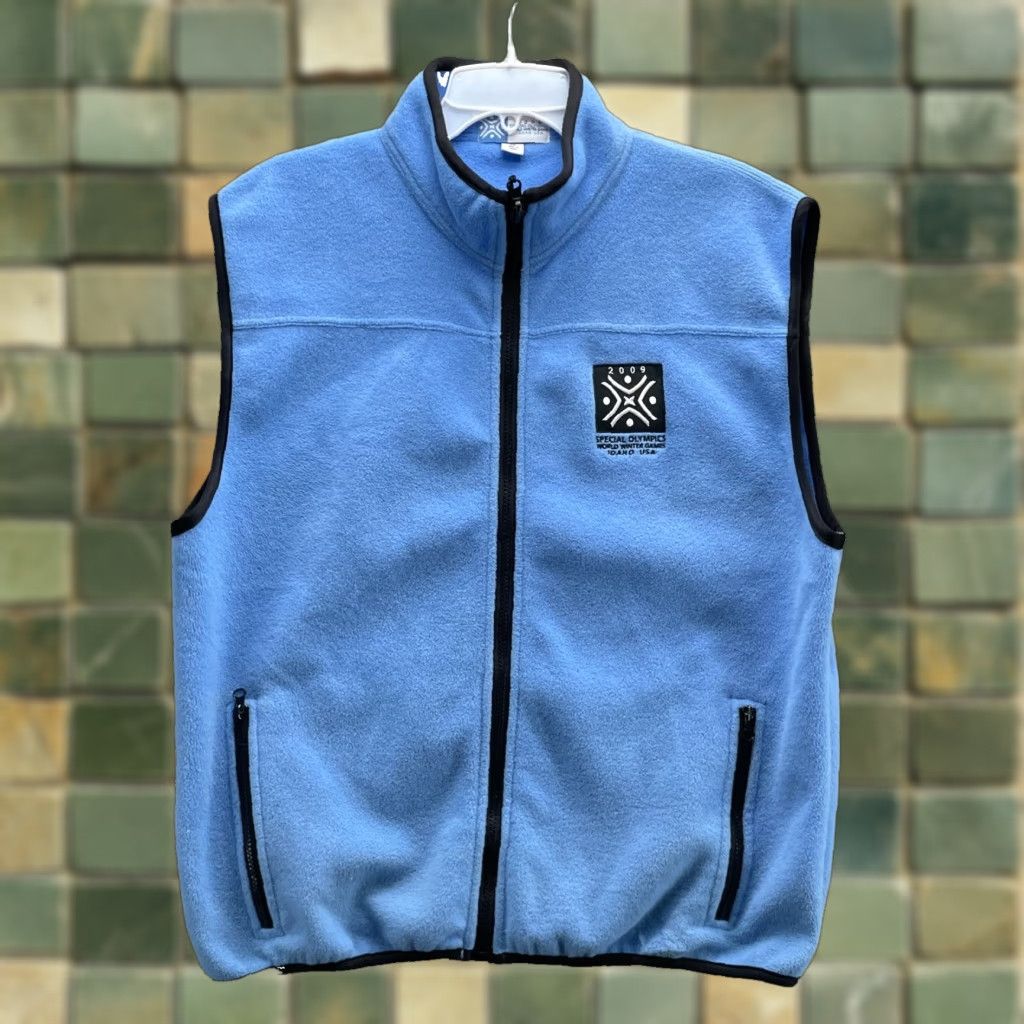 Vintage 2009 Special Olympics Fleece Vest Large Idaho USA Hike Outdoor Winter Sportswear Vest Size US L / EU 52-54 / 3 - 1 Thumbnail