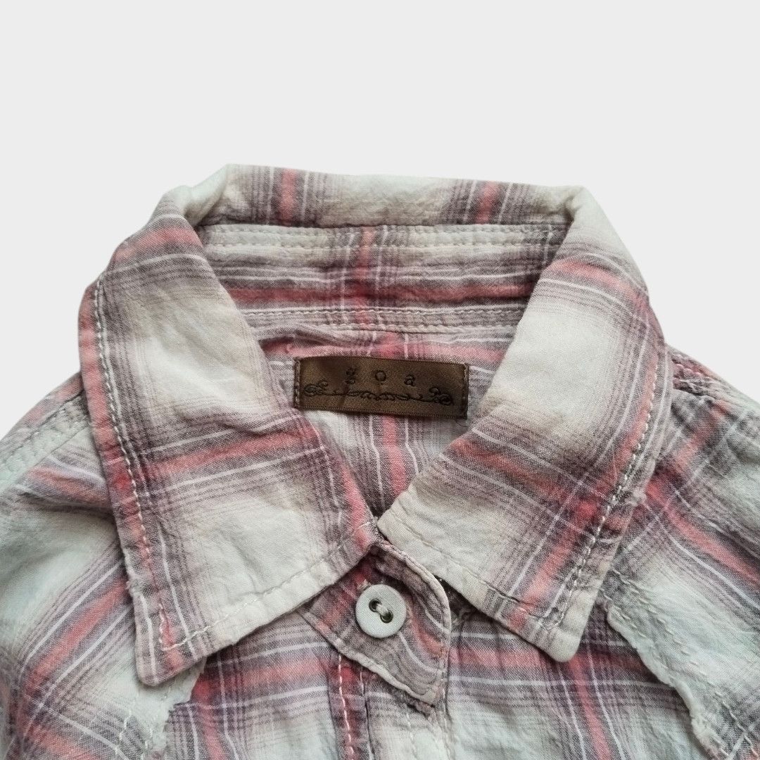 Le Grande Bleu (L.G.B.) GOA Raw hem Western shirt Size US S / EU 44-46 / 1 - 4 Thumbnail