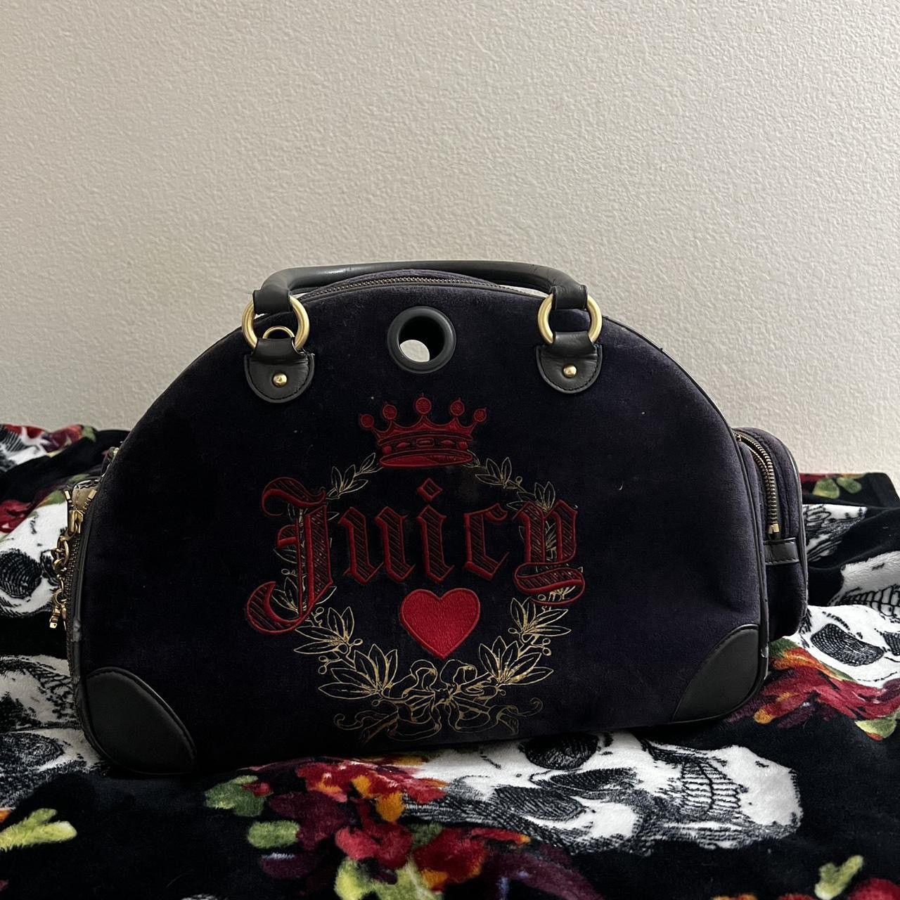 Juicy Couture 💙Rare vintage navy juicy pet carrier bag💙 Size ONE SIZE - 1 Thumbnail