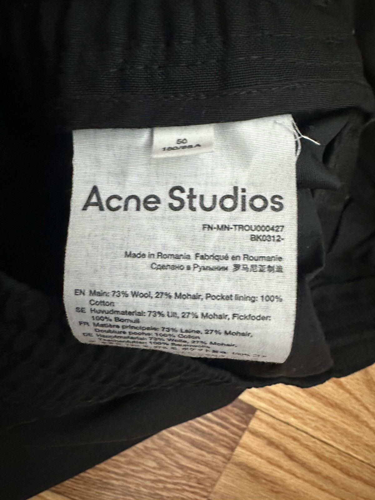 Acne Studios Acne studios wool mohair trousers Size US 34 / EU 50 - 4 Thumbnail