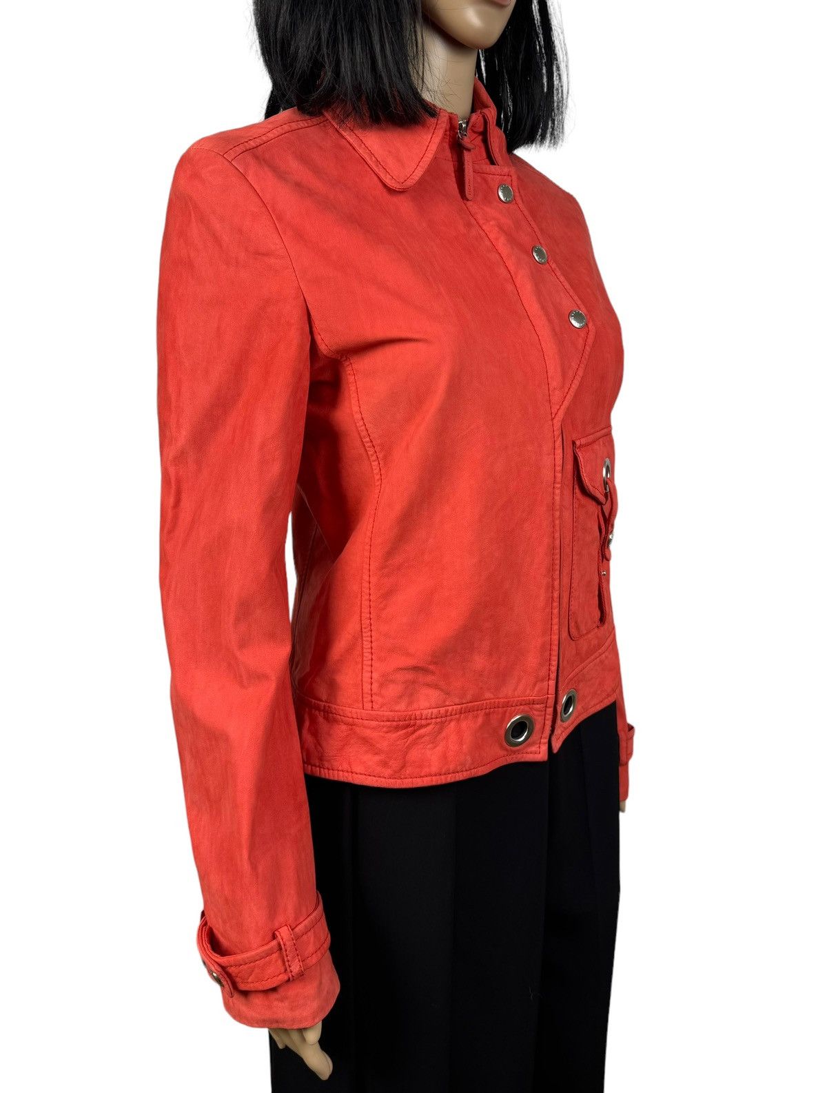 Escada Sport Escada Sport Genuine Calf Leather Nubuck Jacket size 34 Size XS / US 0-2 / IT 36-38 - 4 Thumbnail
