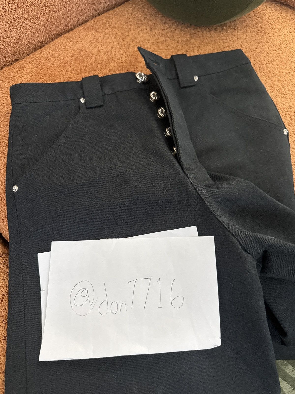 Chrome Hearts Chrome Hearts Street Sweeper Pants Size US 31 - 10 Thumbnail