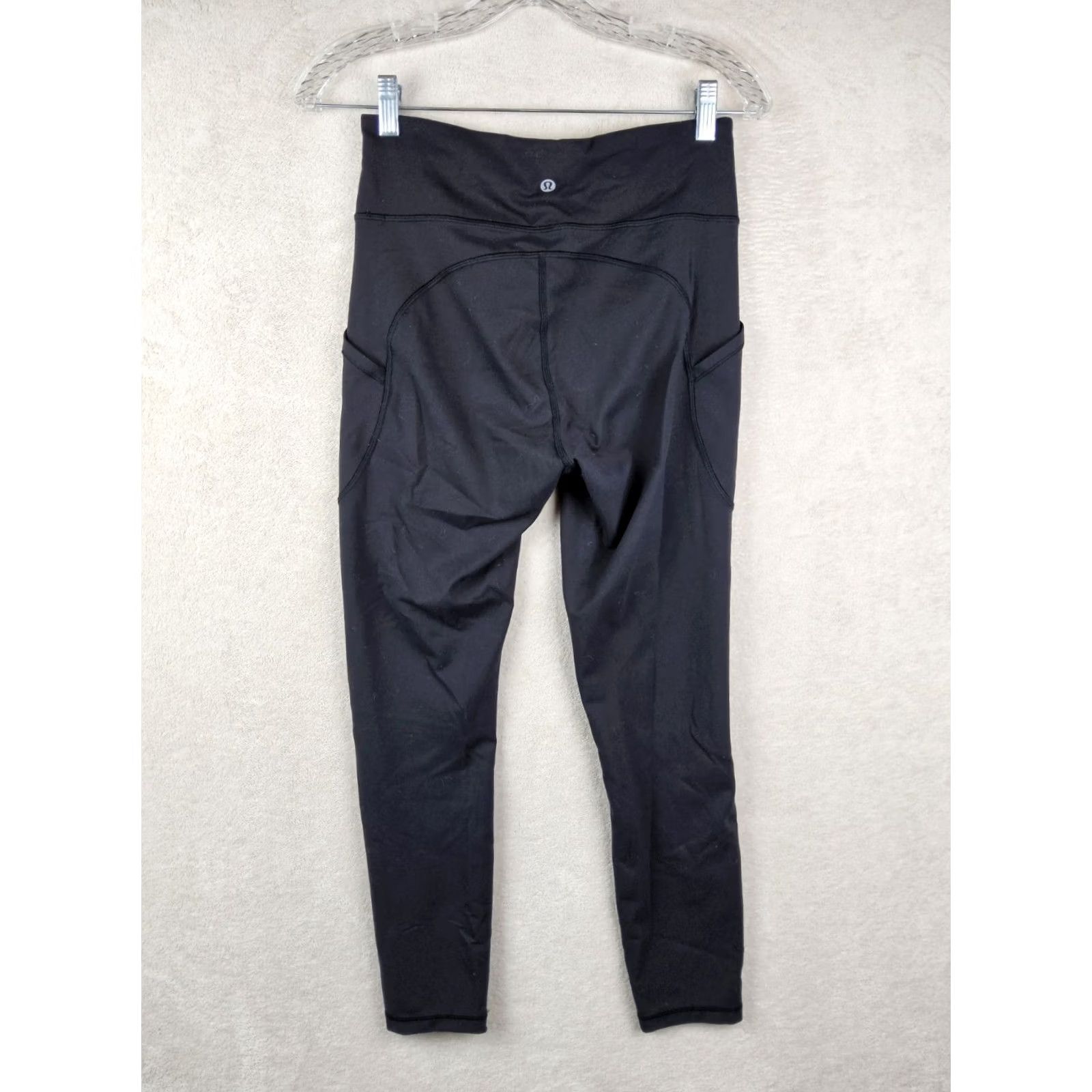 Lululemon Lululemon Wunder Train High-Rise Tight Athletic Leggings Size 8 Black Women's Leggings Activewear - 25" Inseam, Ankle Style, Regular Fit, Pre-owned Size 30" / US 8 / IT 44 - 4 Thumbnail