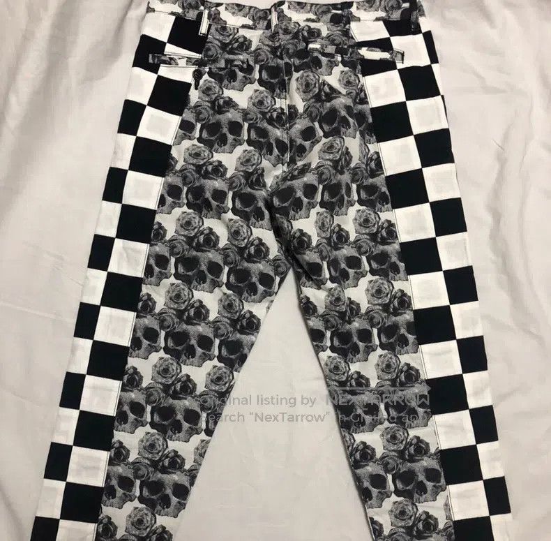Comme des Garcons Comme Des Garcons size S Rose skull pants Size US 27 - 6 Thumbnail