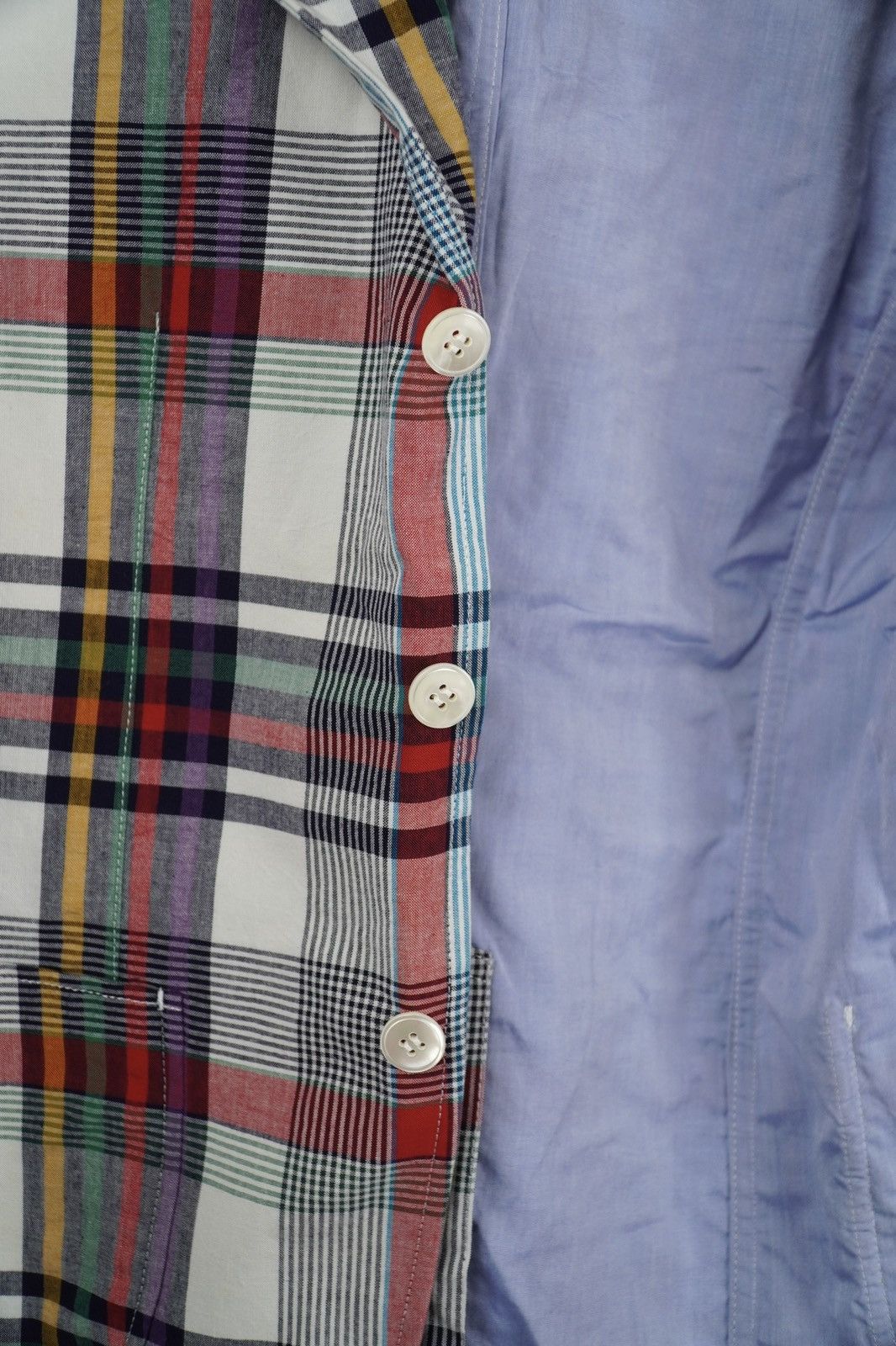 Comme des Garcons × Comme des Garcons Homme Comme Des Garcons Homme - Multi Color Flannel Blazer Men’s Size 44S - 10 Thumbnail