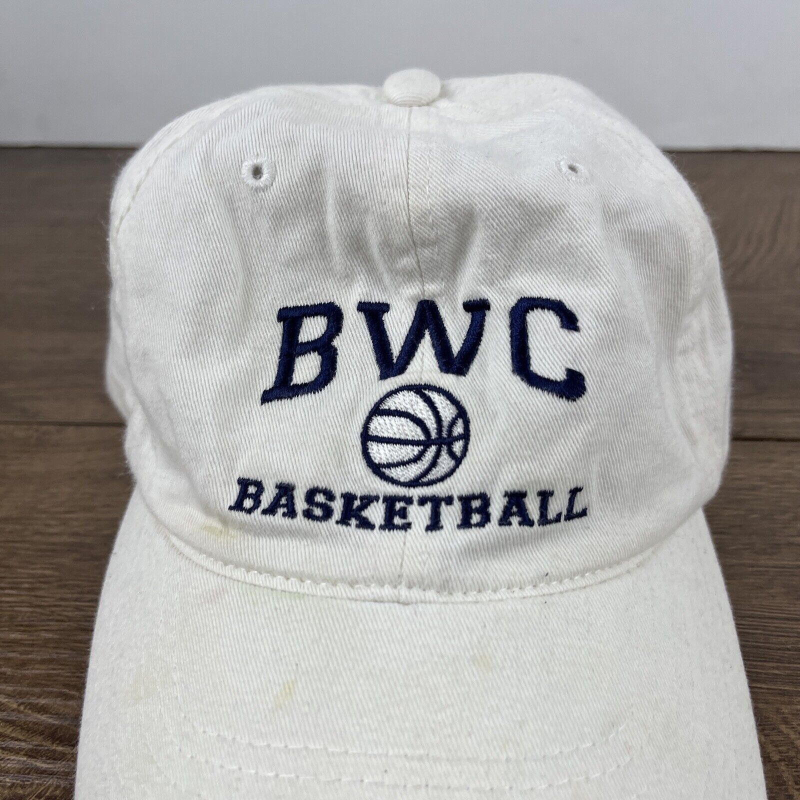 Other BWC Basketball Hat Baldwin Wallace White Adjustable Hat Adul Size ONE SIZE - 7 Thumbnail