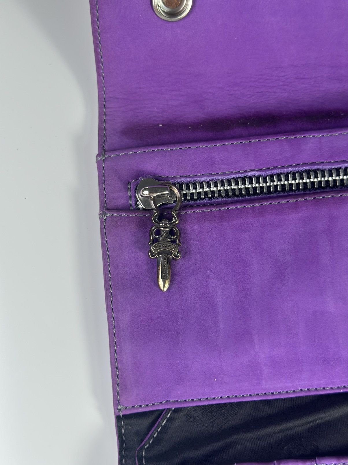 小物 Chrom hearts wave Amazon.co.jp: Chrome Hearts Wallet, Mini, Wave, Cross Button