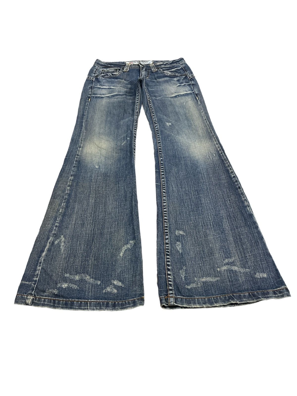 Other FLARED💥DRIVE JEANS DISTRESSED DENIM PANT Size US 28 / EU 44 - 2 Thumbnail