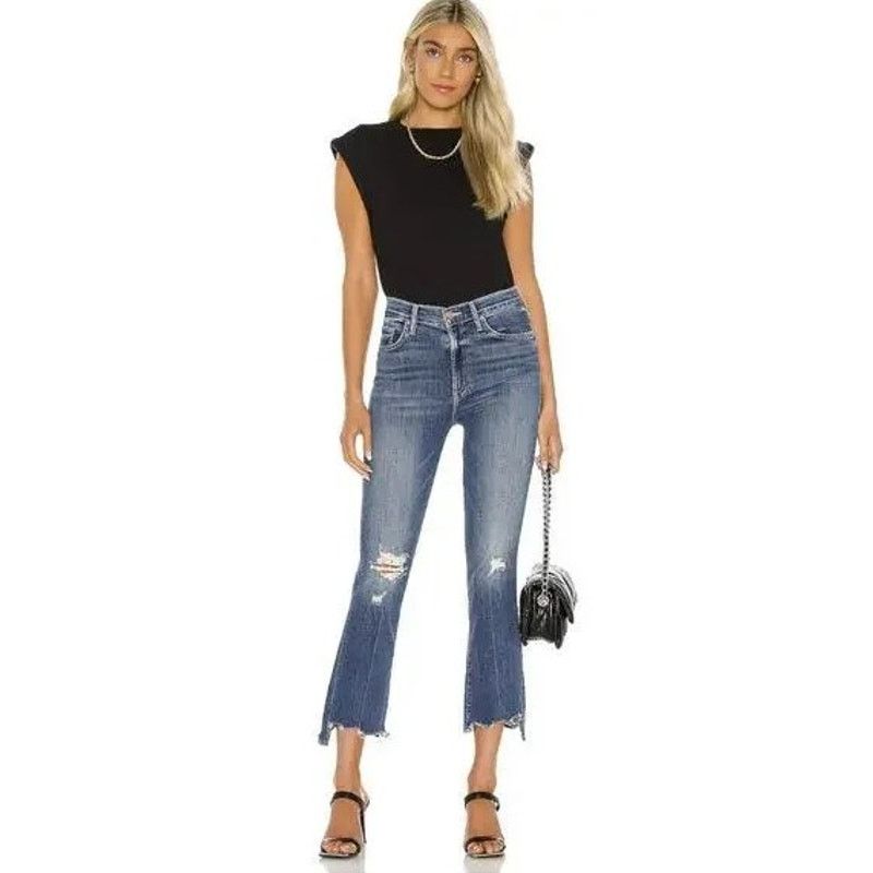 MOTHER Mother The Insider Crop Step Chew Dancing on Coals Size 26 Size 26" / US 2 / IT 38 - 1 Thumbnail