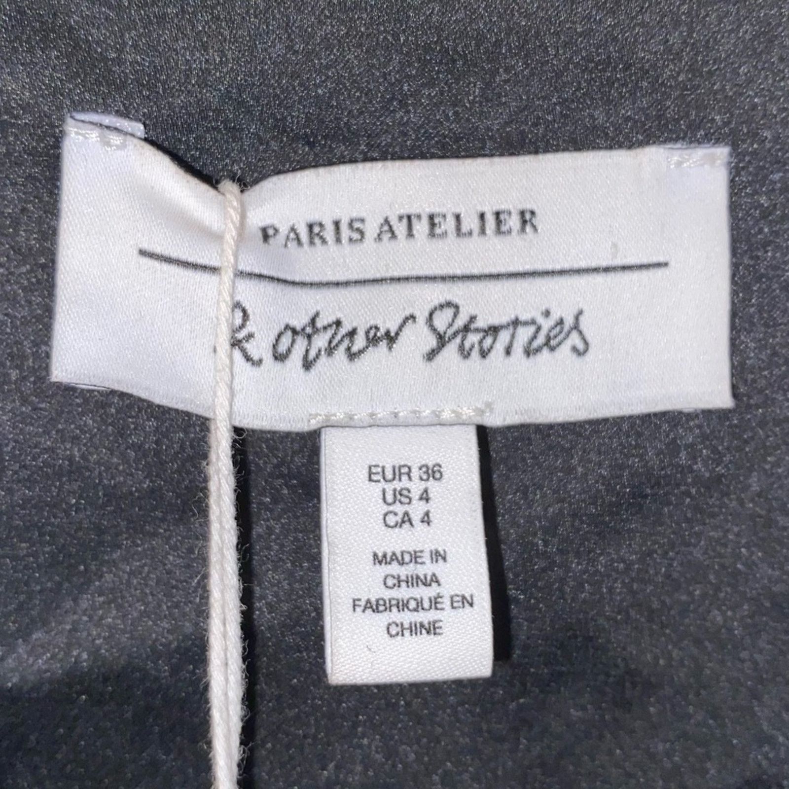 & Other Stories NEW & Other Stories Paris Atelier Velvet Cuff Dress XS NWT Size XS / US 0-2 / IT 36-38 - 8 Thumbnail