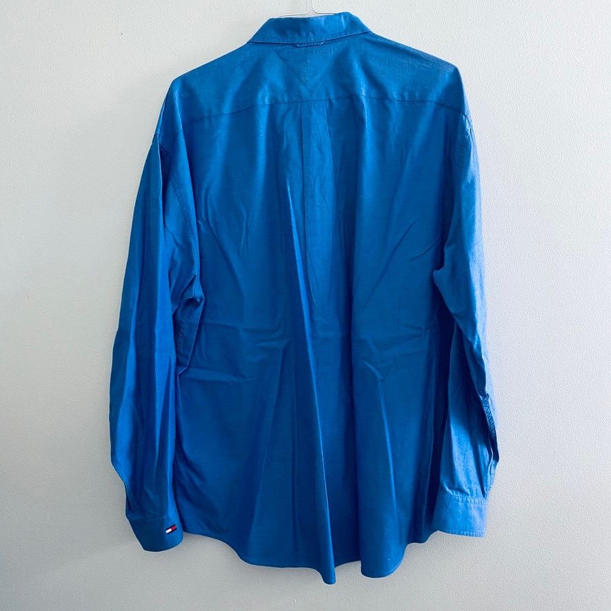 Tommy Hilfiger Tommy Hilfiger solid blue button down Size US XXL / EU 58 / 5 - 3 Thumbnail
