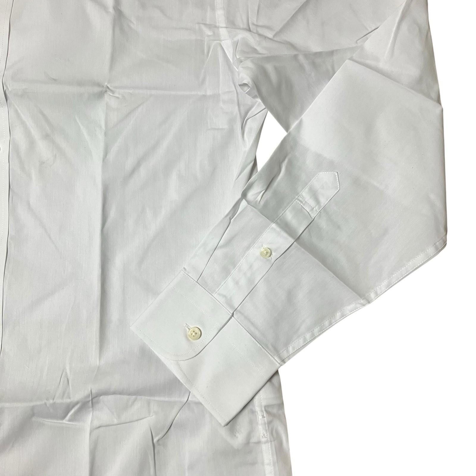 J.Crew J Crew Shirt Mens L White Button Up Slim Performance AS991 Size US L / EU 52-54 / 3 - 11 Thumbnail