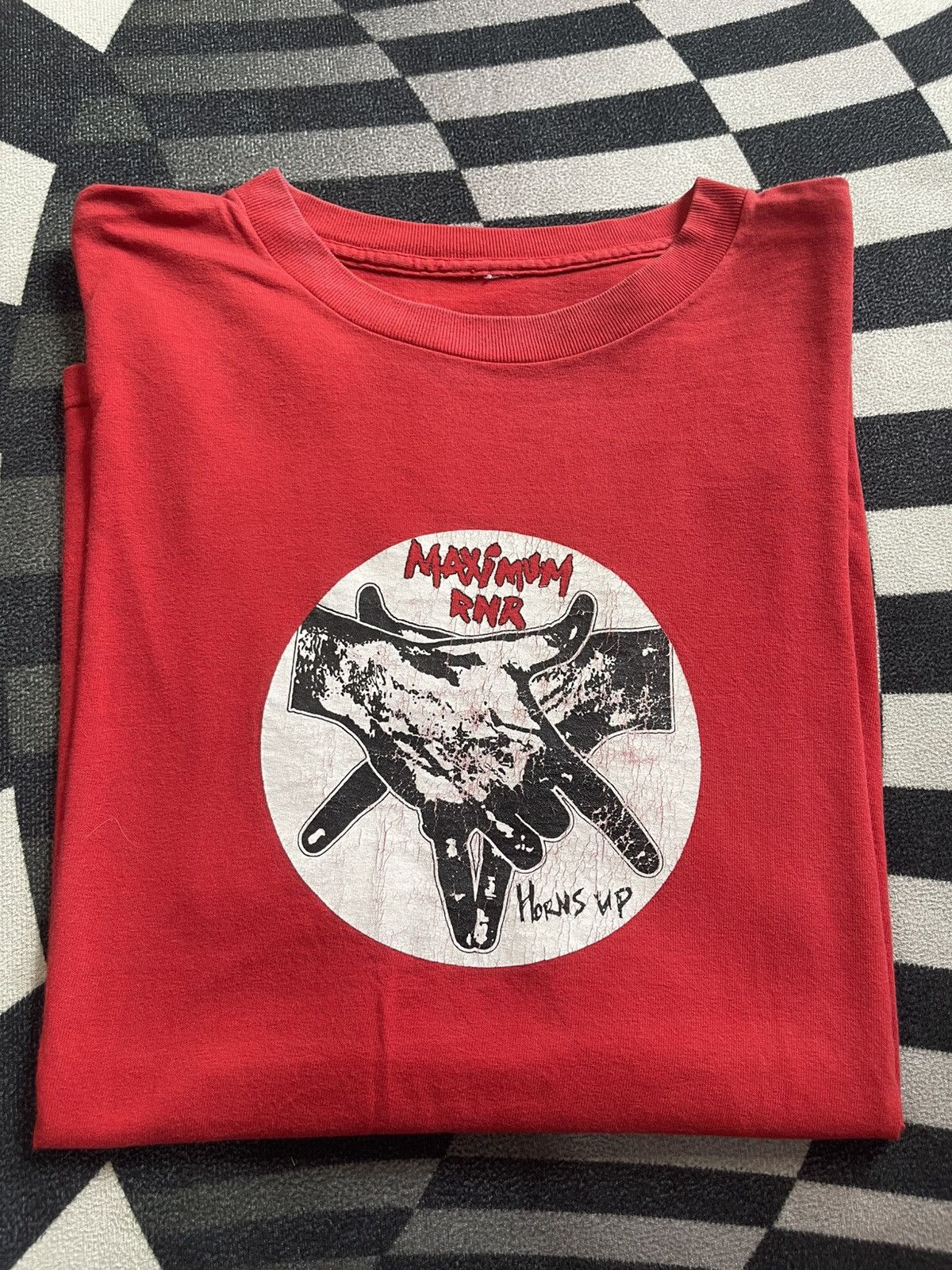 Band Tees Vintage Maximum RNR "Horns Up" Punk Rock Band Tee Size US XL / EU 56 / 4 - 1 Thumbnail