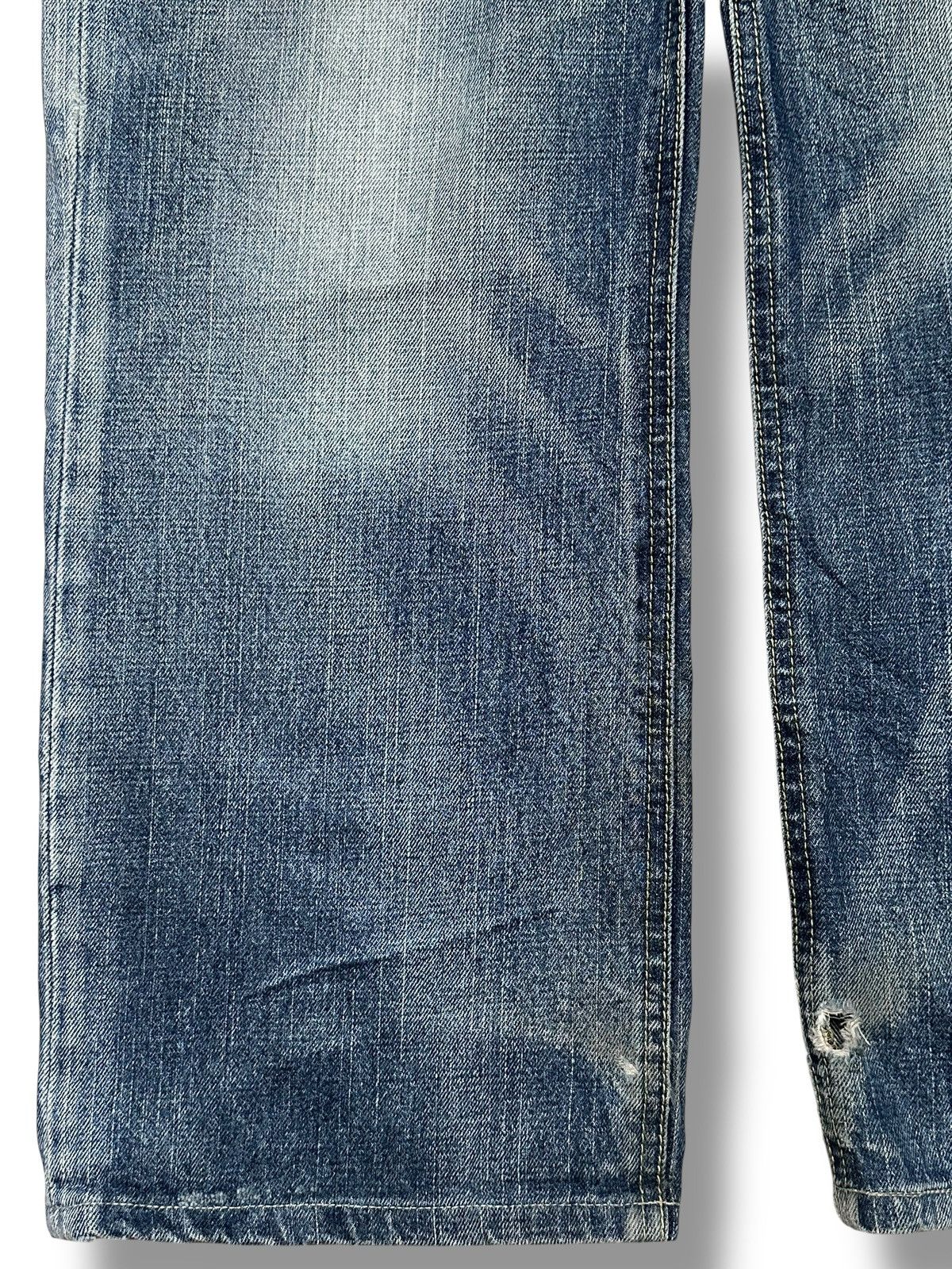 Japanese Brand The Denim Japan Jean Distressed Baggy Loose Style and Faded Size US 34 / EU 50 - 11 Thumbnail