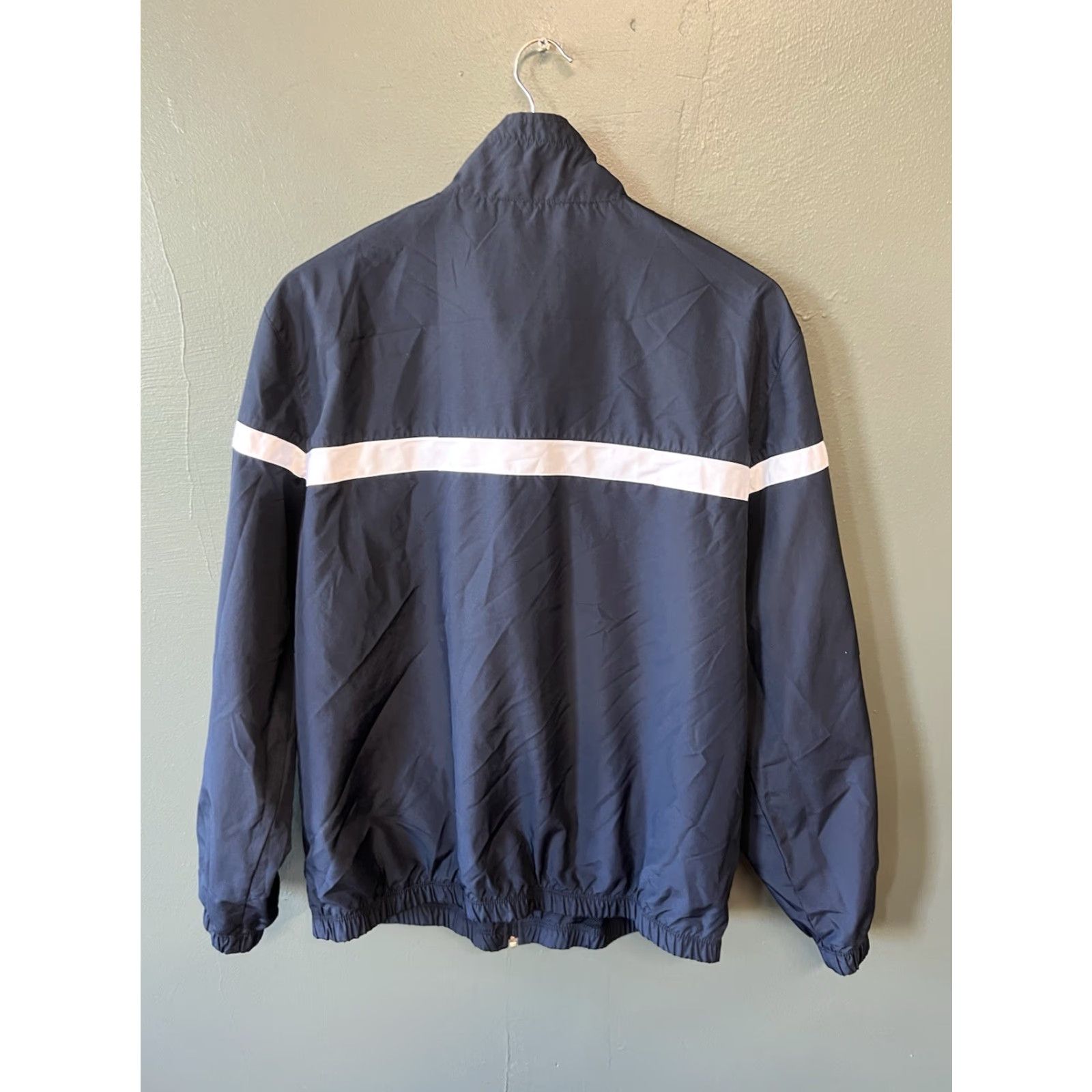 Nike Nike Dri-Fit Windbreaker Jacket Nike Mens Blue Lightweight Full Zip Windbreaker Size Large L Color Blue Activewear Jacket Zip Men's 2000s Size US L / EU 52-54 / 3 - 2 Thumbnail