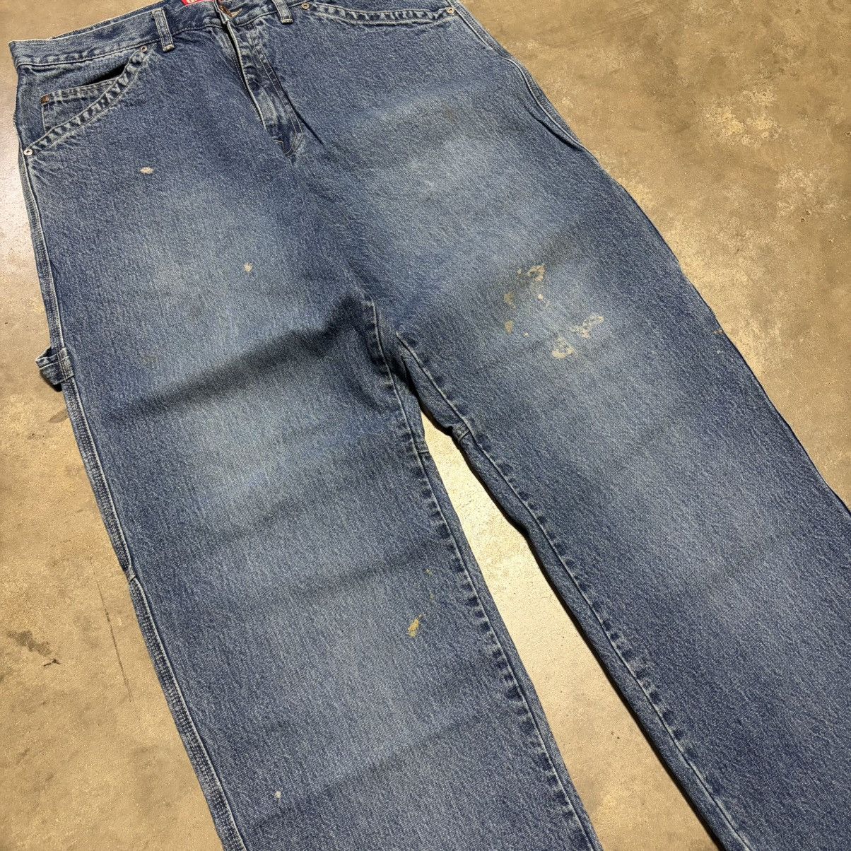 UNIONBAY Vintage Y2K Union Bay Baggy Denim Jeans Wide Leg Skater Fade Size US 36 / EU 52 - 3 Thumbnail