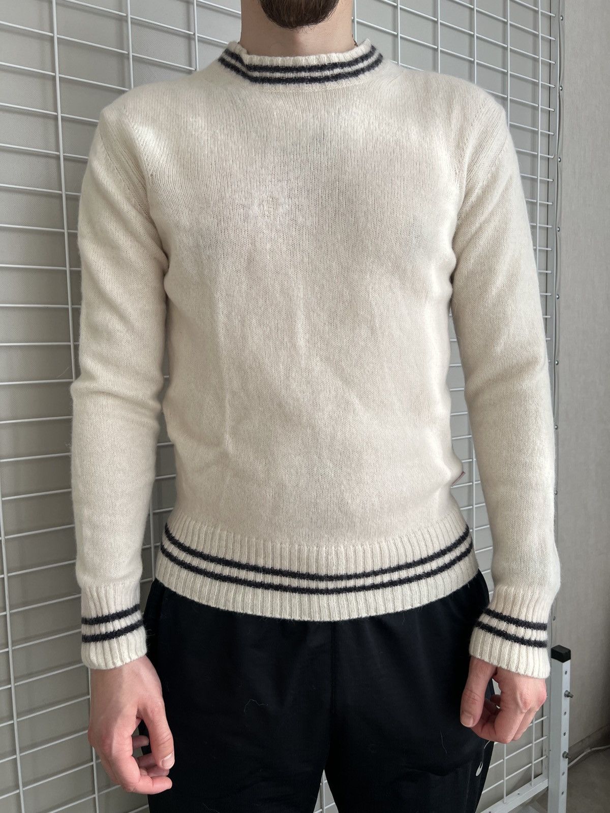 Orlebar Brown Orlebar Brown Gategill Alpaca Knit Sweater Mens Size S/M Size US S / EU 44-46 / 1 - 16 Thumbnail