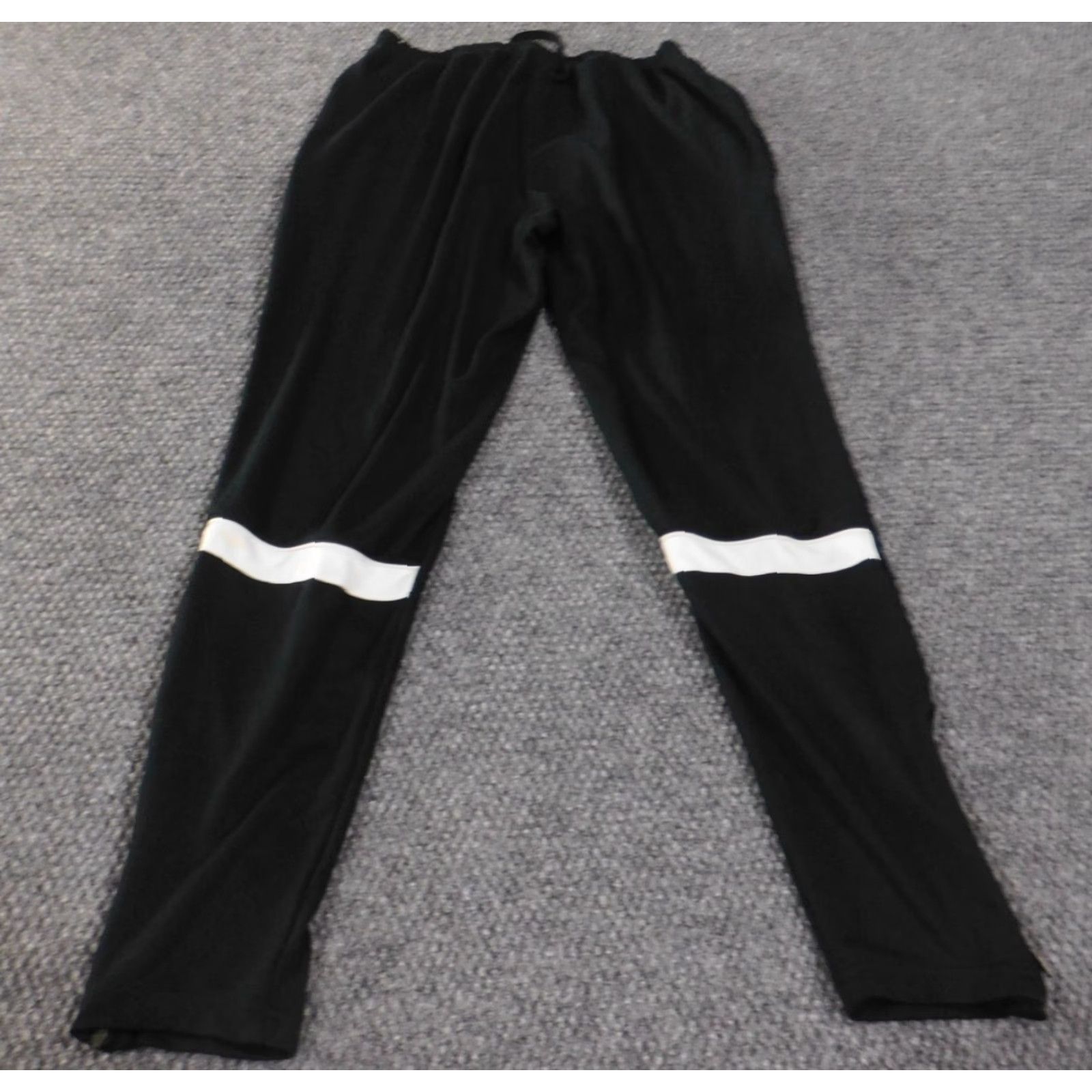 Nike Nike Dri-FIT Sweatpants Womens Small Black Zip Ankle Stretch Performance Regular Inseam 26in Pants Straight Logo Athletic Gy m & Training, Walking Size 42" / US 20 - 7 Thumbnail