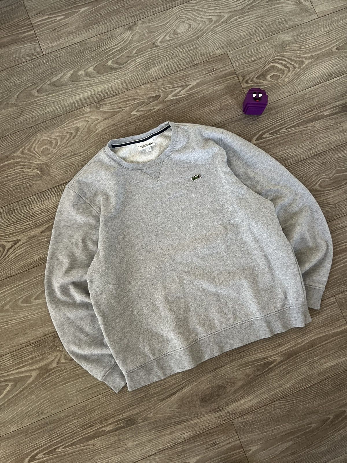 Lacoste Lacoste Sport Casual Fit Crewneck Grey Sweatshirt Size US XL / EU 56 / 4 - 9 Thumbnail
