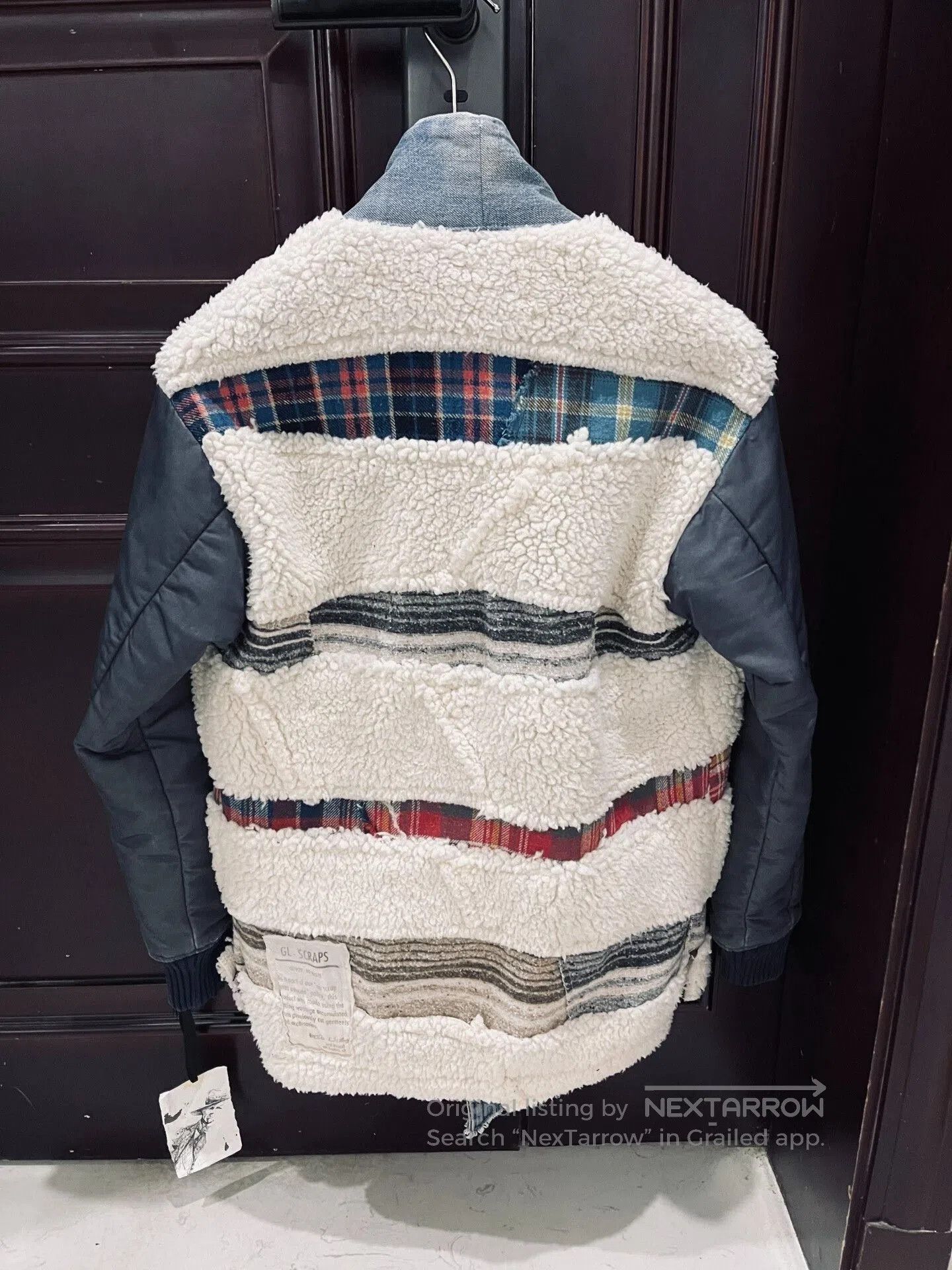 Greg Lauren Greg Lauren Shearling Patchwork Robe. Size US XS / EU 42 / 0 - 3 Thumbnail