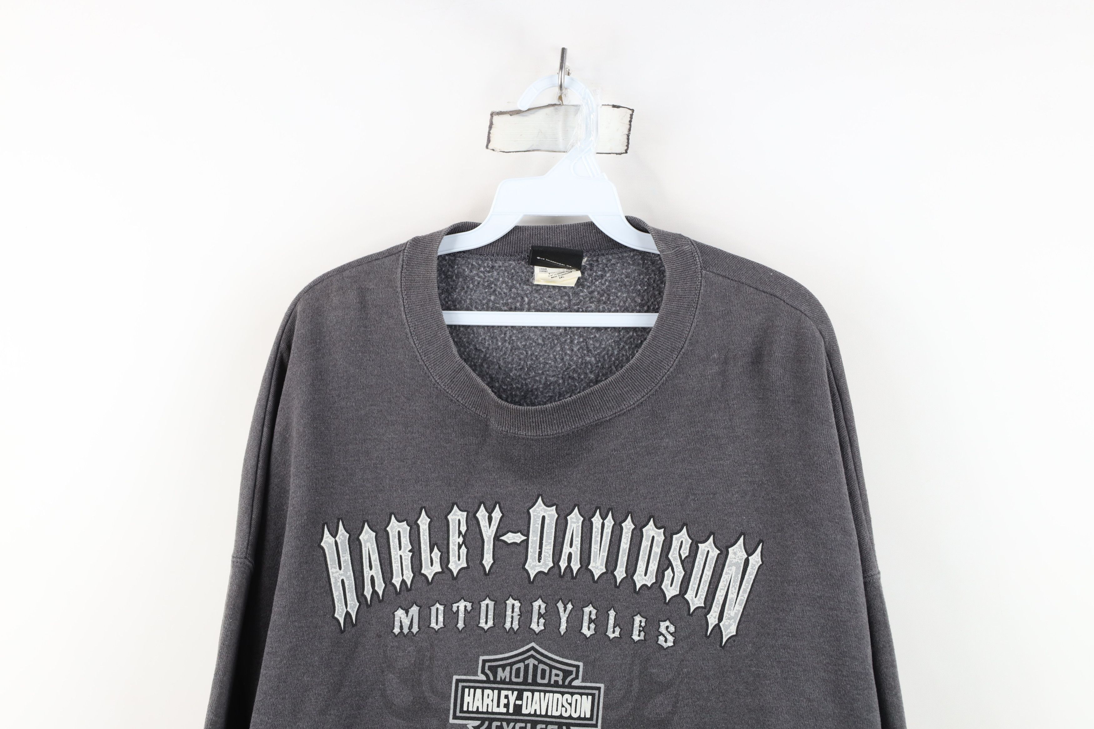 Harley Davidson Vintage Y2K Harley Davidson Fire Flames Crewneck Sweatshirt Size US XXL / EU 58 / 5 - 2 Thumbnail