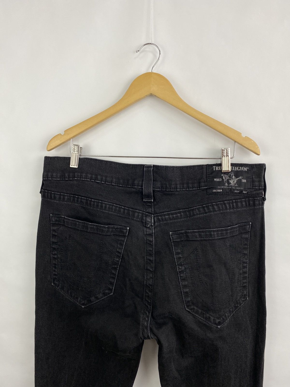 True Religion 🇺🇸 Vintage True Religion Denim Jeans Rare Retro Hype Y2K Size US 36 / EU 52 - 3 Thumbnail