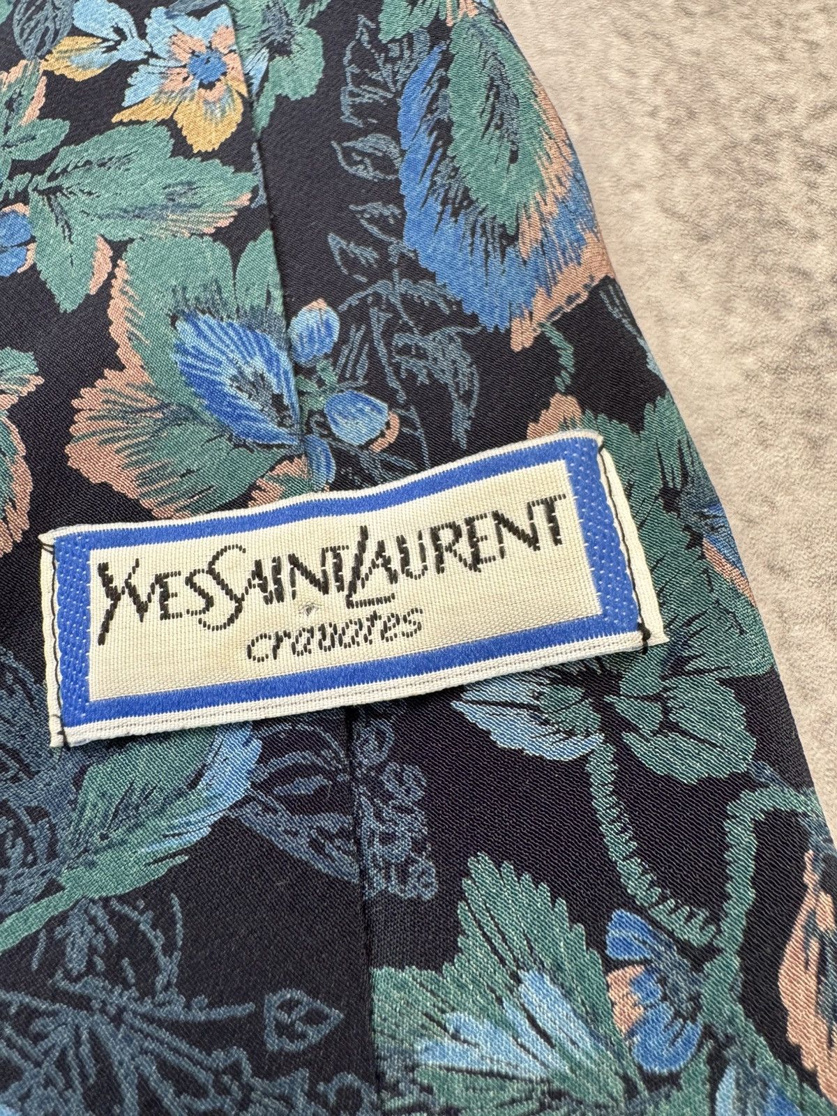 Yves Saint Laurent Vintage Ysl silk tie Size ONE SIZE - 3 Thumbnail