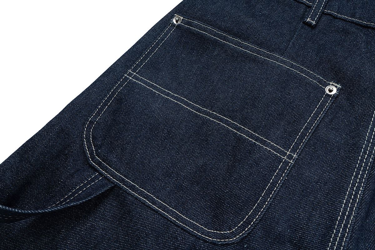 Japanese Brand × Jean High Street Cleanfit Multi-pockets Dark Blue Baggy Jeans Size US 32 / EU 48 - 8 Thumbnail