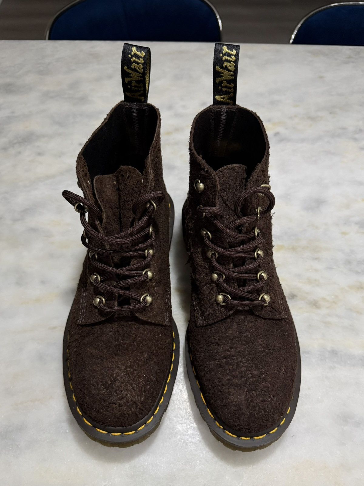 Dr. Martens Dr. Martens, 101 Made In England Hardware Suede Boots Size10 Size US 10 / EU 43 - 3 Thumbnail